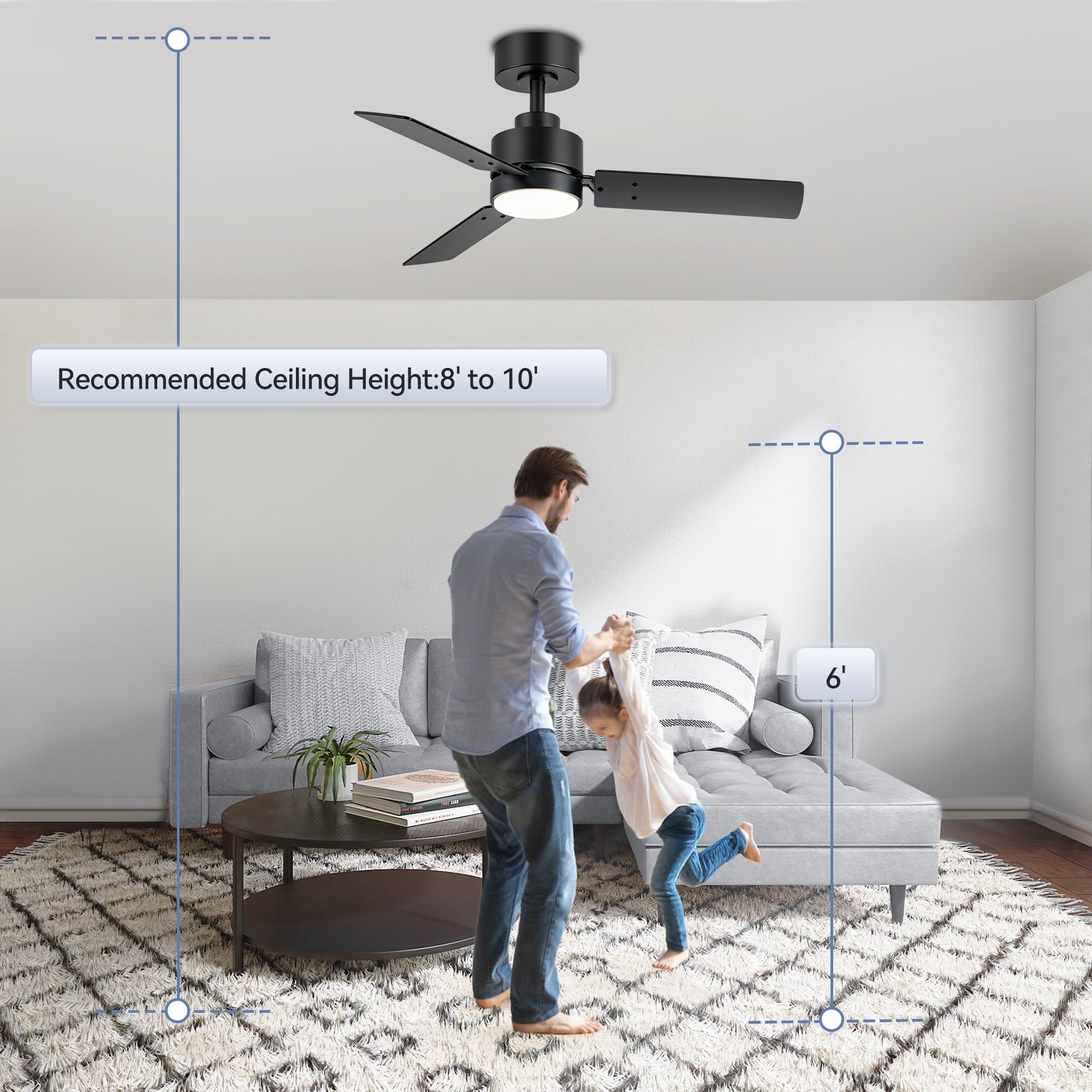 Breezary 30041-BK Ceiling-Fans - View #15