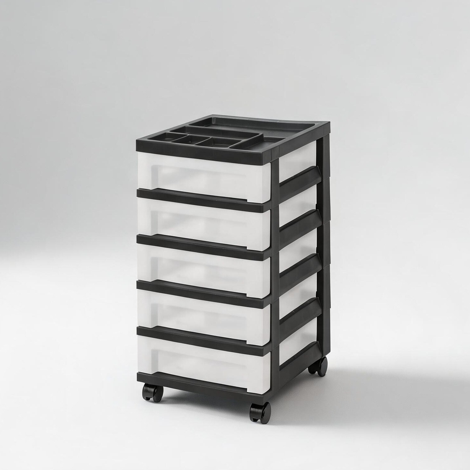 BBabe Black Home and Furniture Storage with 14.25 x 12.05 x 22.25 and Plastic 14.2 x 12.1 x 22.2 in