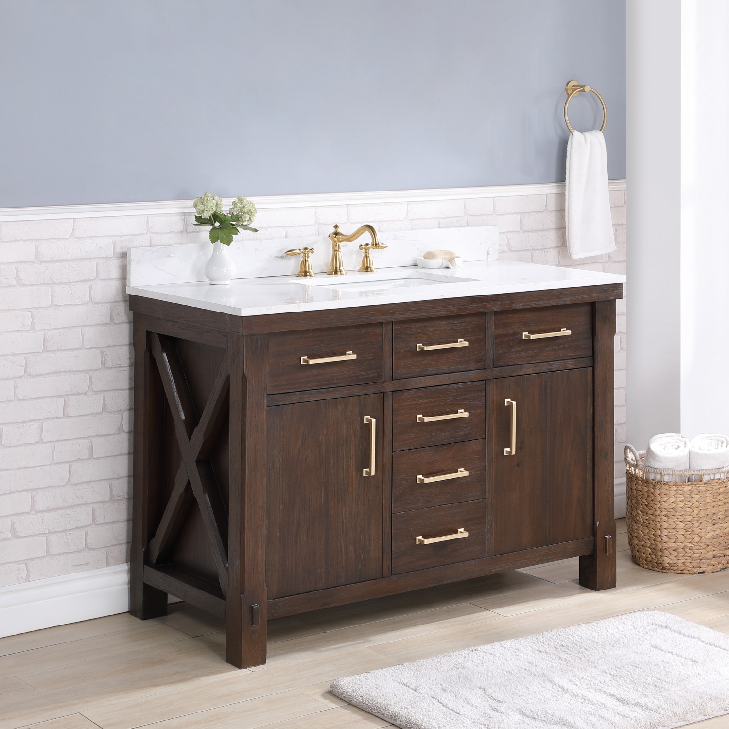 Vinnova 701848-DW-WS-NM Bath-Vanity-Combo - View #5