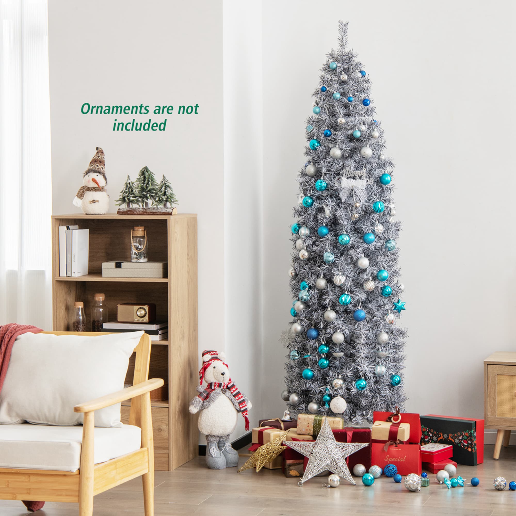 Costway LWS00671 Artificial-Christmas-Trees - View #8