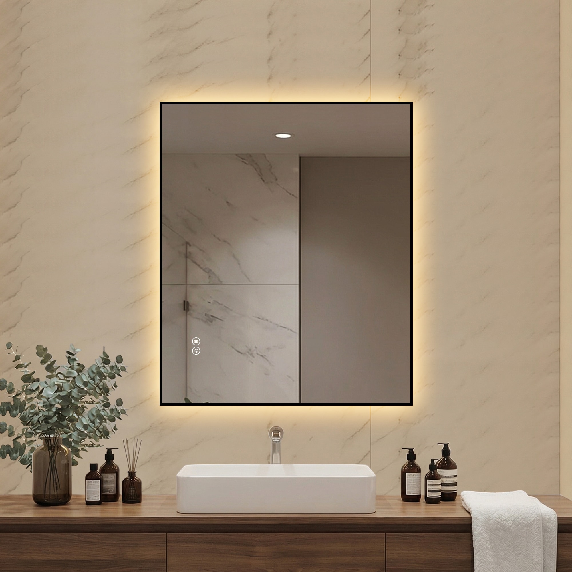 LUXEYARD DS-R-O-1341 Framed-Bath-Mirrors - View #2