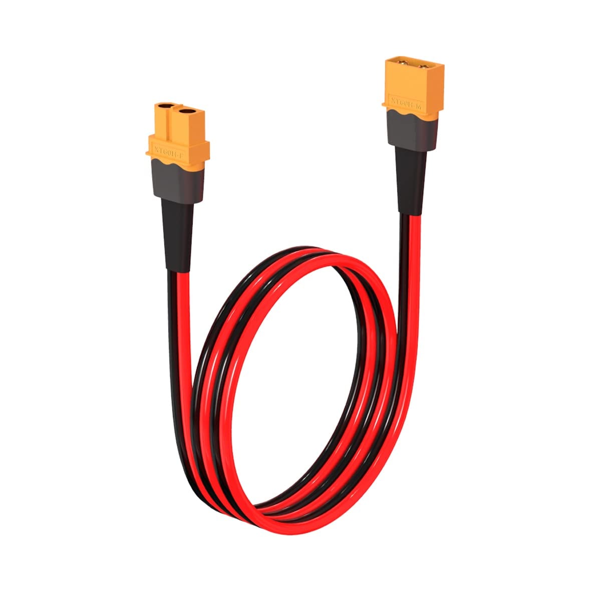 CYIKE  12AWG 2FT XT60 Extension Cable Female to Male Connector Tinned Copper Wire for RC Solar Panel Power Station Remote Control Car UAV
