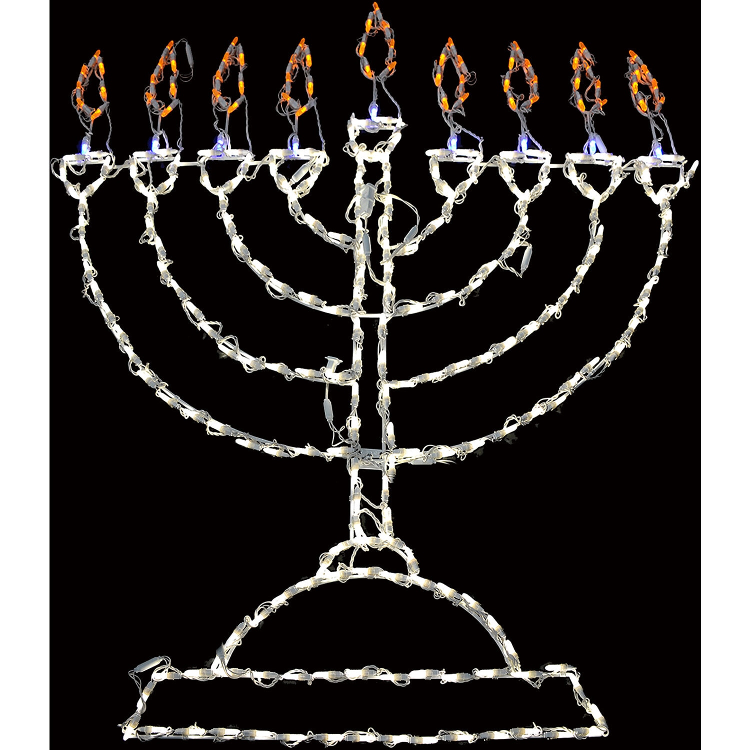 Holiday  Yard Garden Flag Hanukkah Menorah 28x44 New Creative