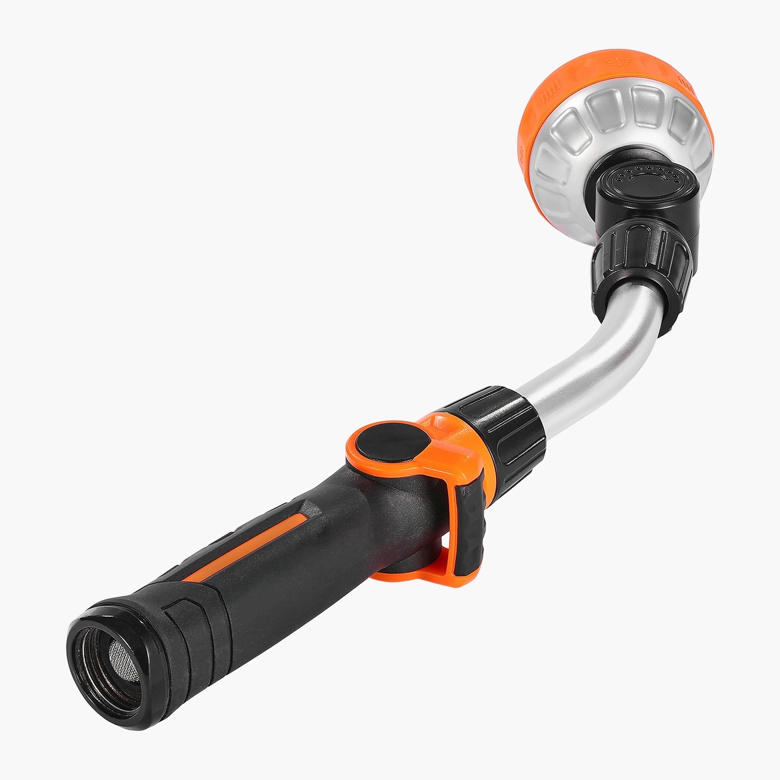 GIVIMO - 8-Pattern Watering Wand 15-in Garden Hose Nozzle Sprayer with 180-Degree Swivel Head Thu...