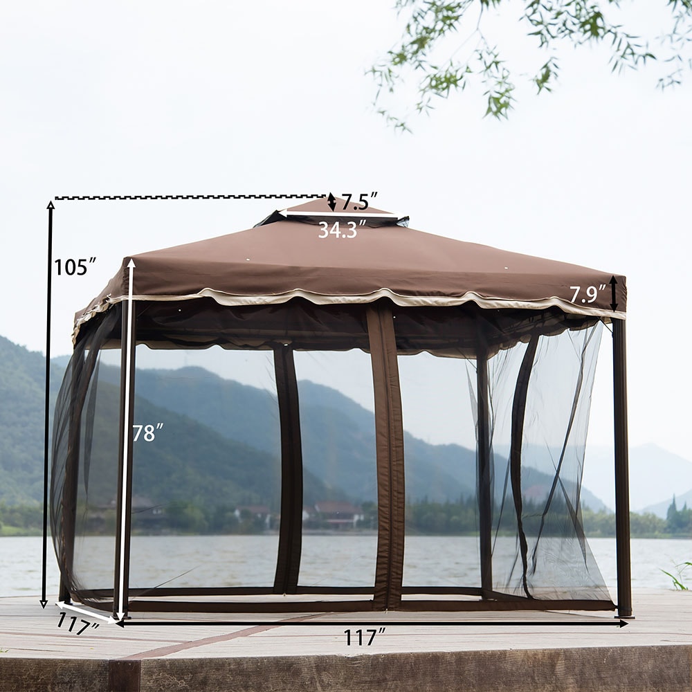 Sunrinx MG30-45-HW Wood-Resin-Gazebos - View #2