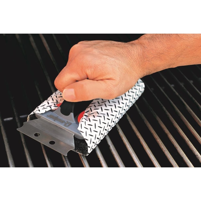 citrusafe Heavy-Duty Combination Grill Brush with 3-Pads and