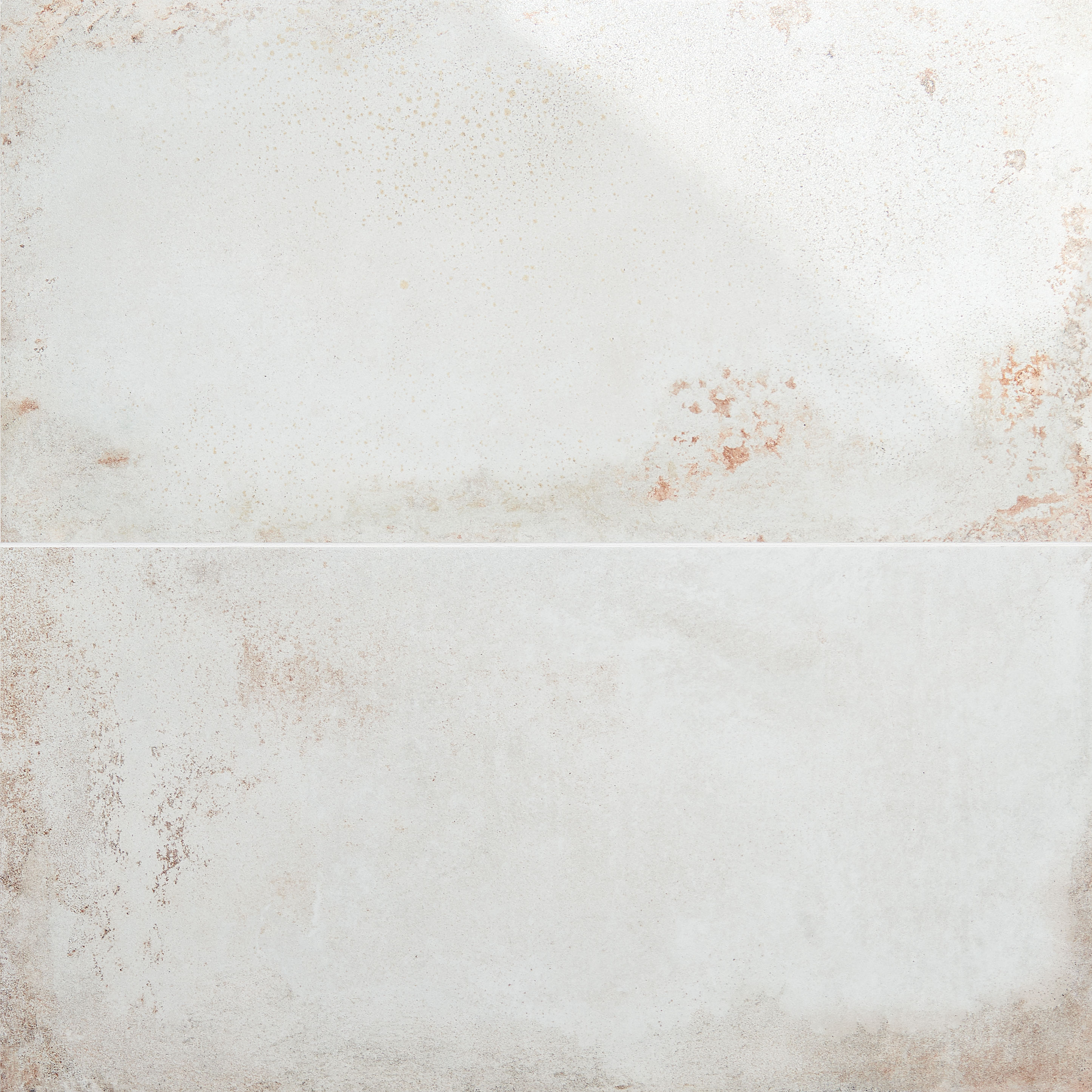 Artmore Tile EXT3RD107589 Angela Harris Santa Clara White 12-in x 24-in Polished Porcelain Cement look Large format Floor and Wall Tile ( 11.62-sq ft Carton )