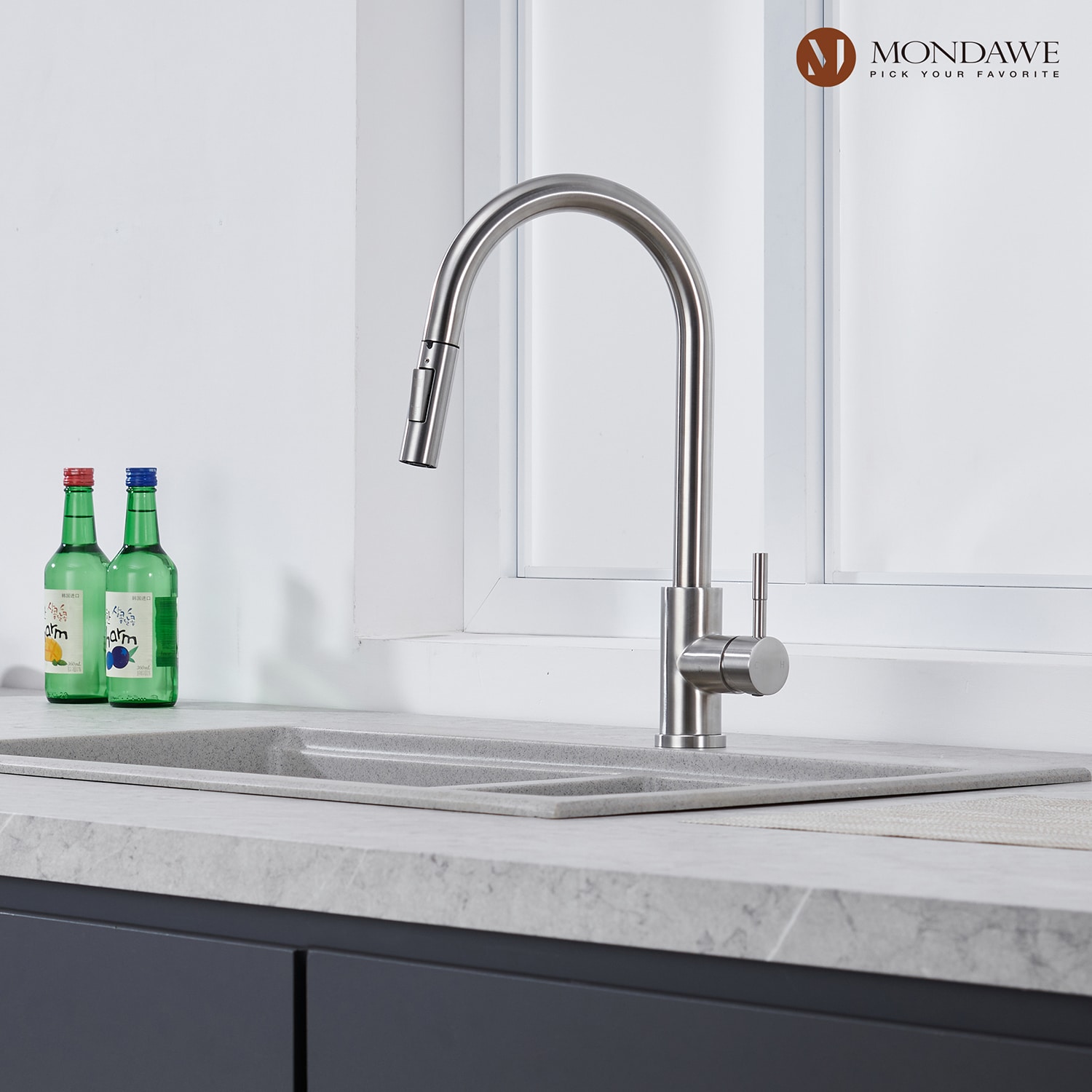 Mondawe MD-D94-BN Kitchen-Faucets - View #2