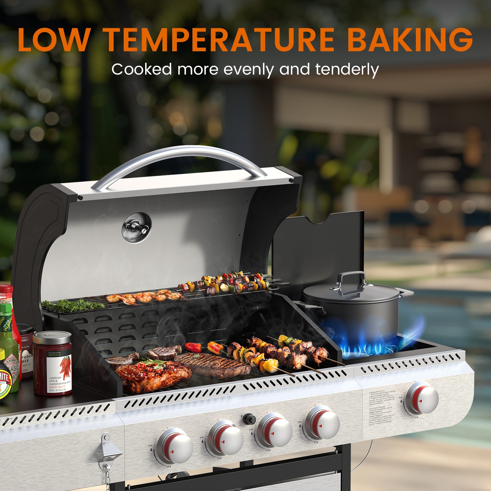 COWSAR LSG01GG41E Gas-Grill - View #4