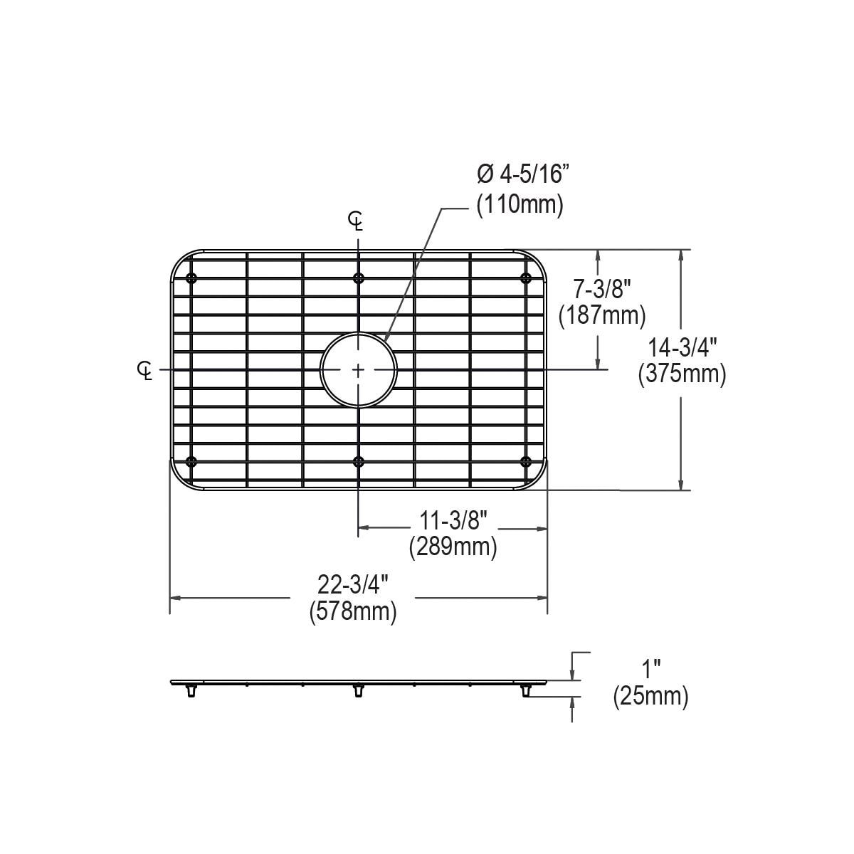 Dayton GBG2416SS Sink-Grids - View #5