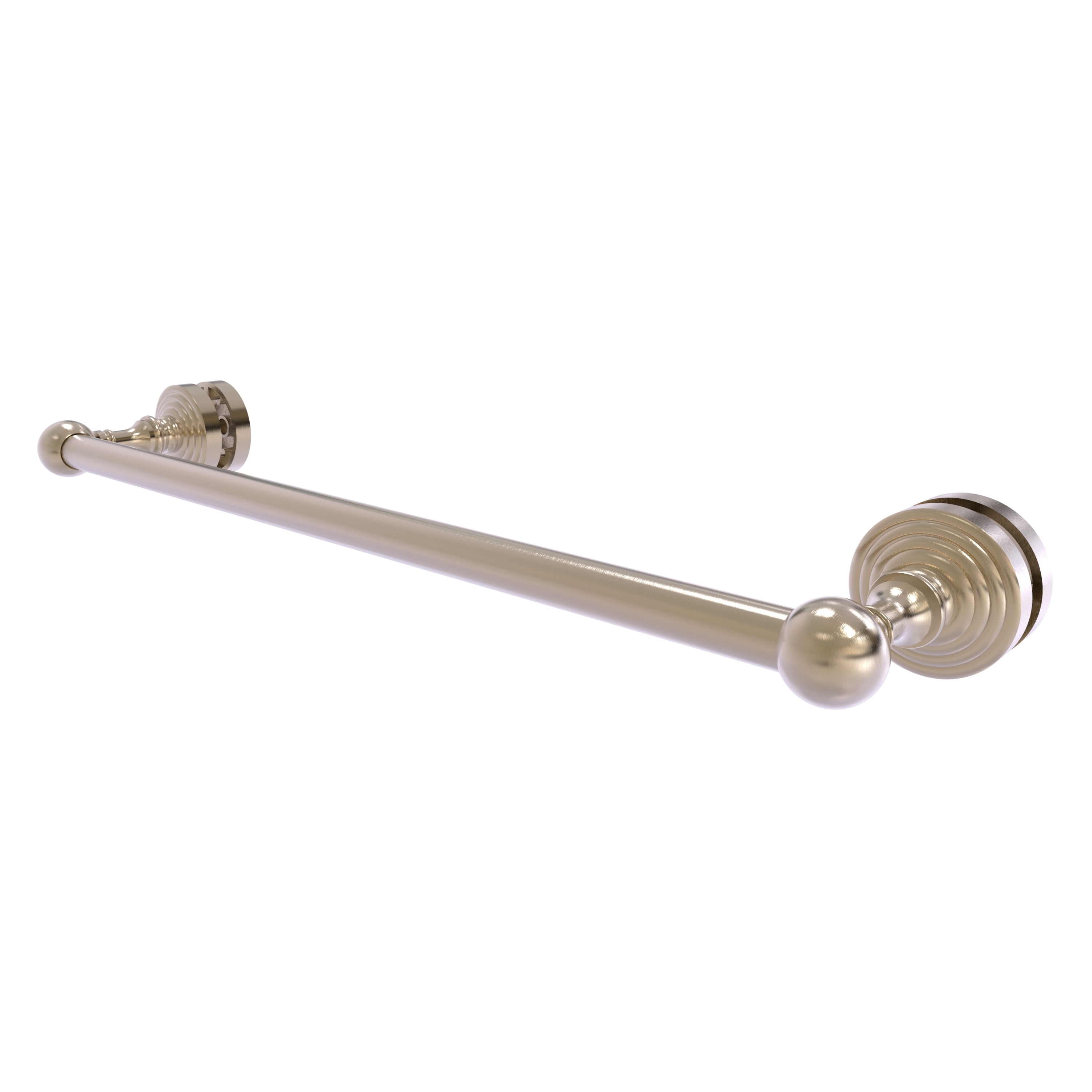 Allied Brass WP-41-SM-18-PEW Waverly Place 18-in Antique Pewter Wall mount Single Towel Bar