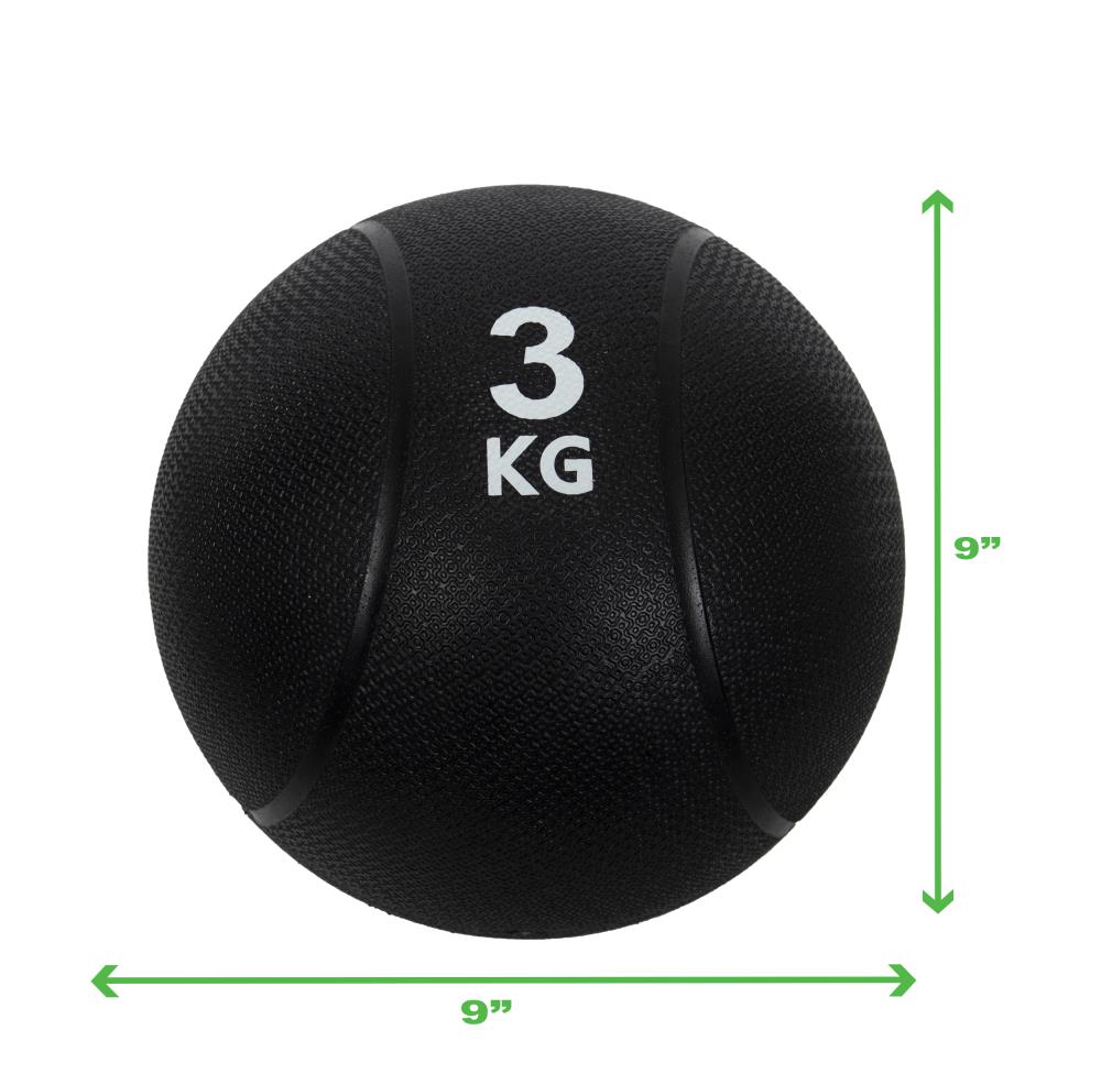 Mind Reader MEDBALL3KG-BLK Medicine-Balls - View #7