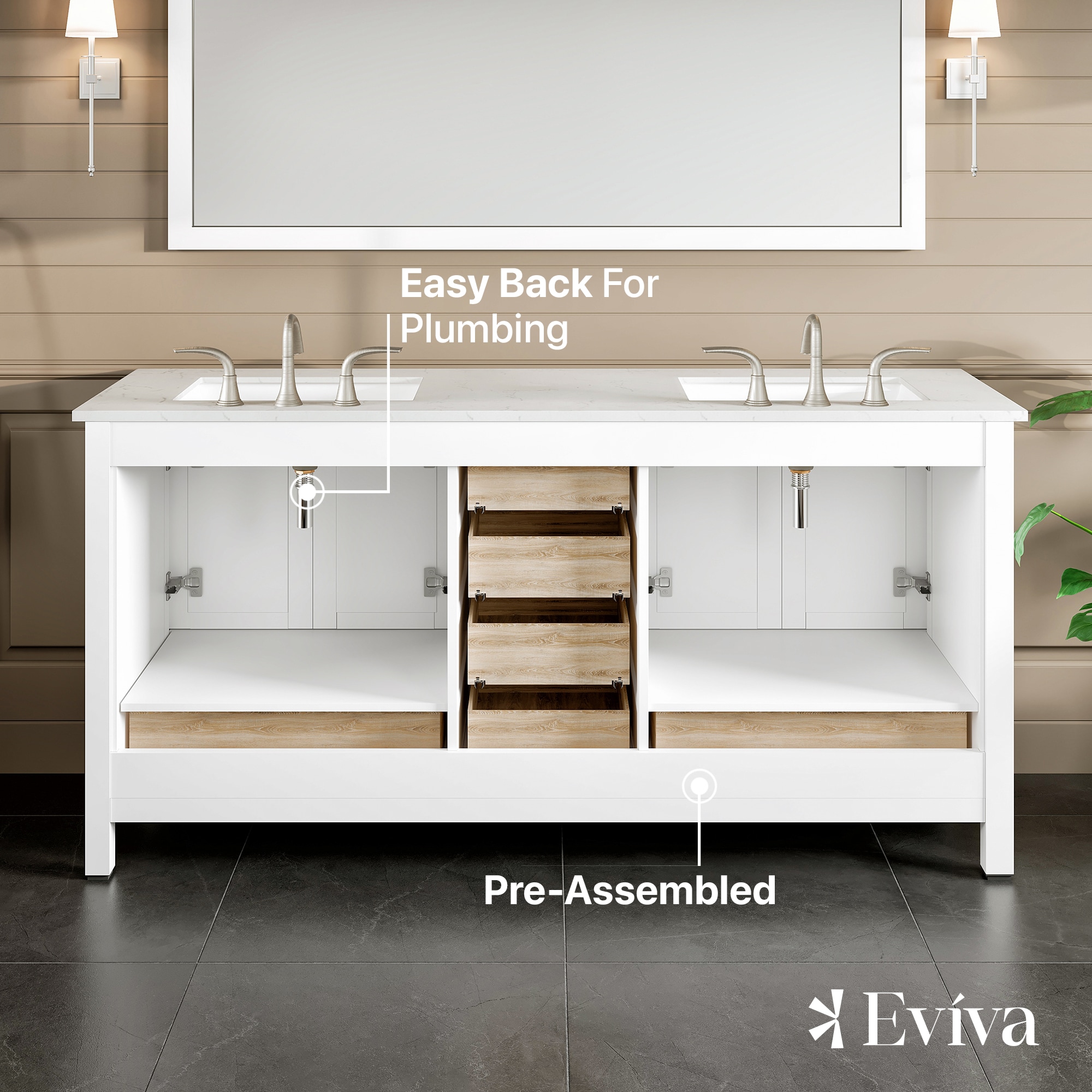 Eviva EVVN412-72WH-Q Bath-Vanity-Combo - View #6