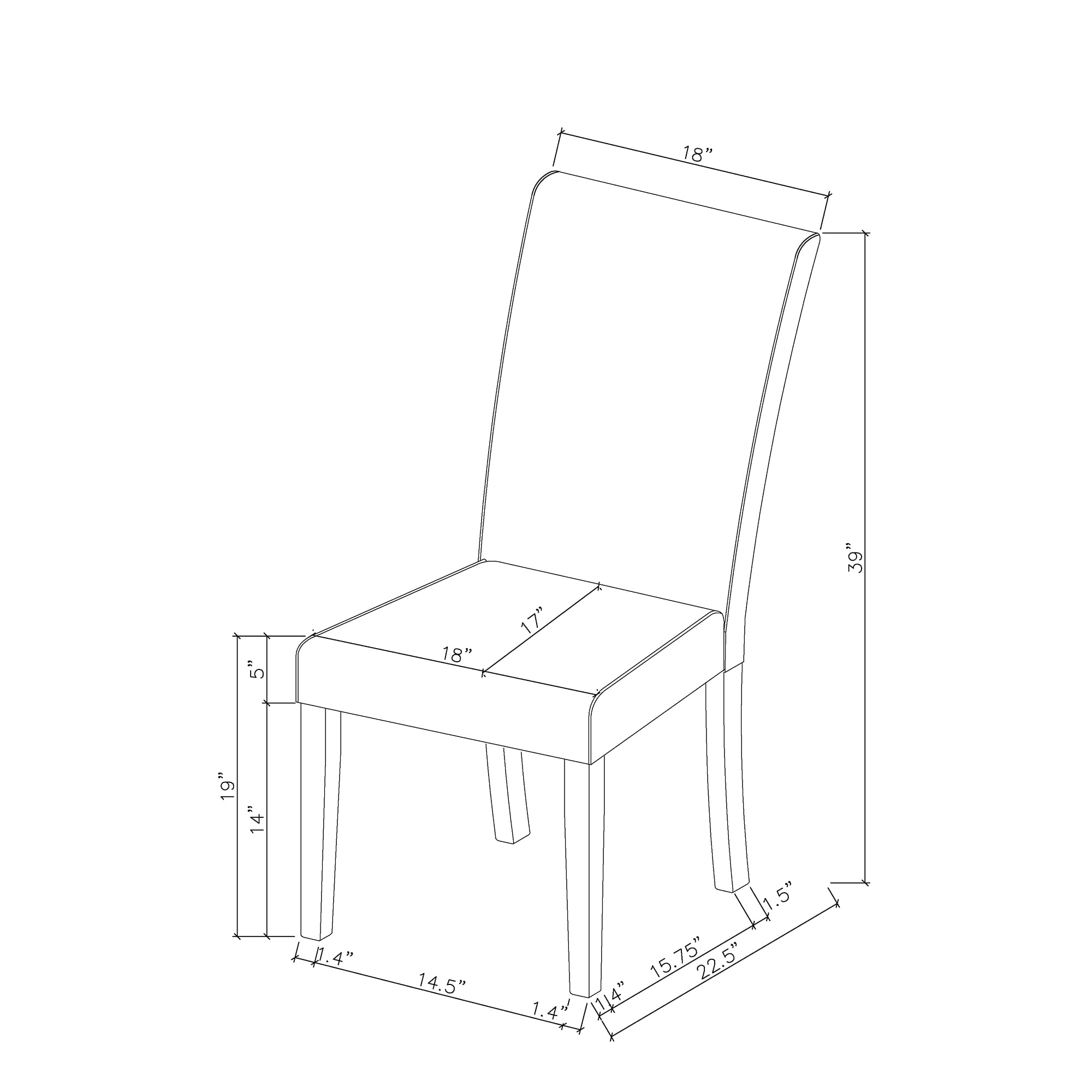 LOVMOR SF-Y-B201P347298 Dining-Chairs - View #5