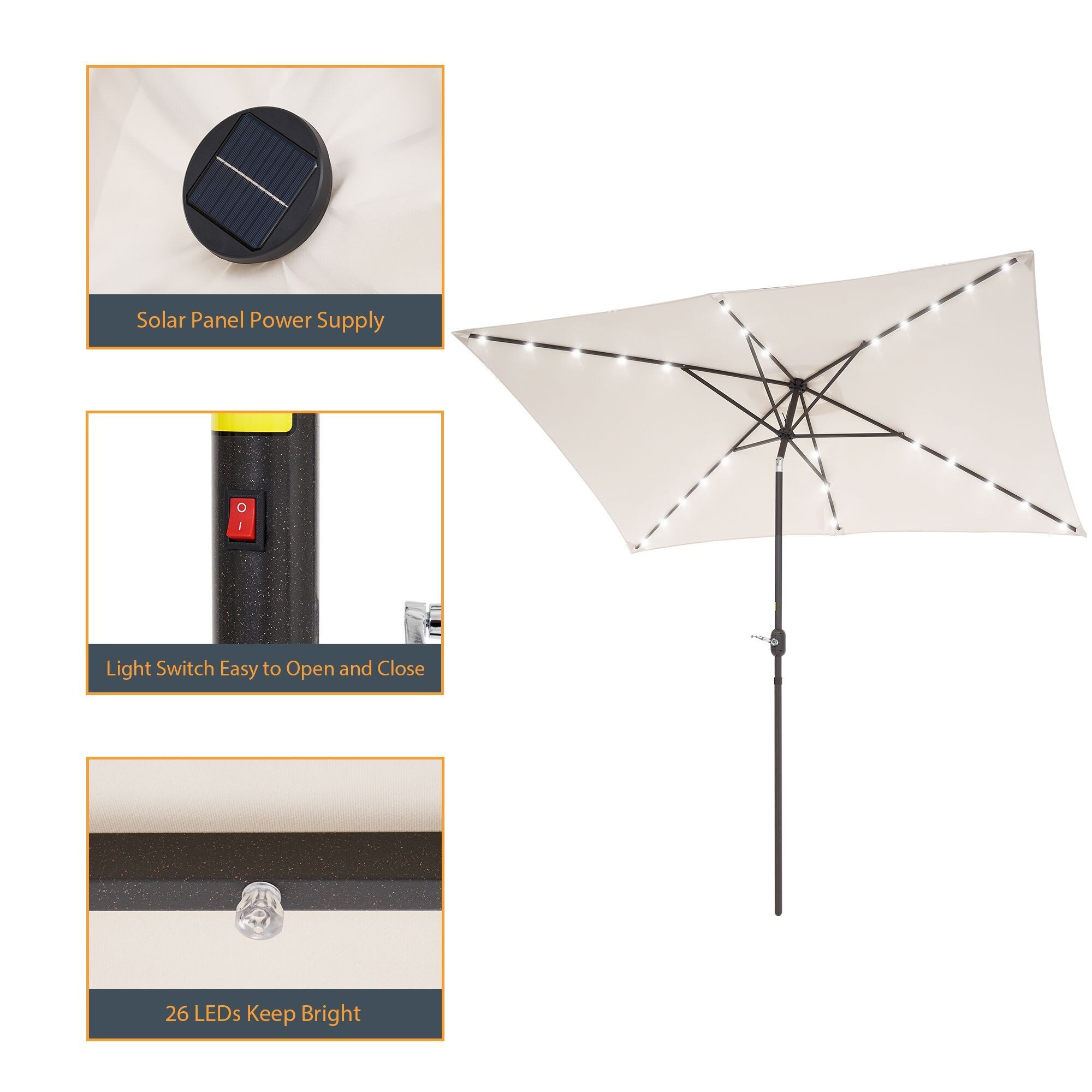 Sonkuki SD-127M-LED Umbrellas-2 - View #3