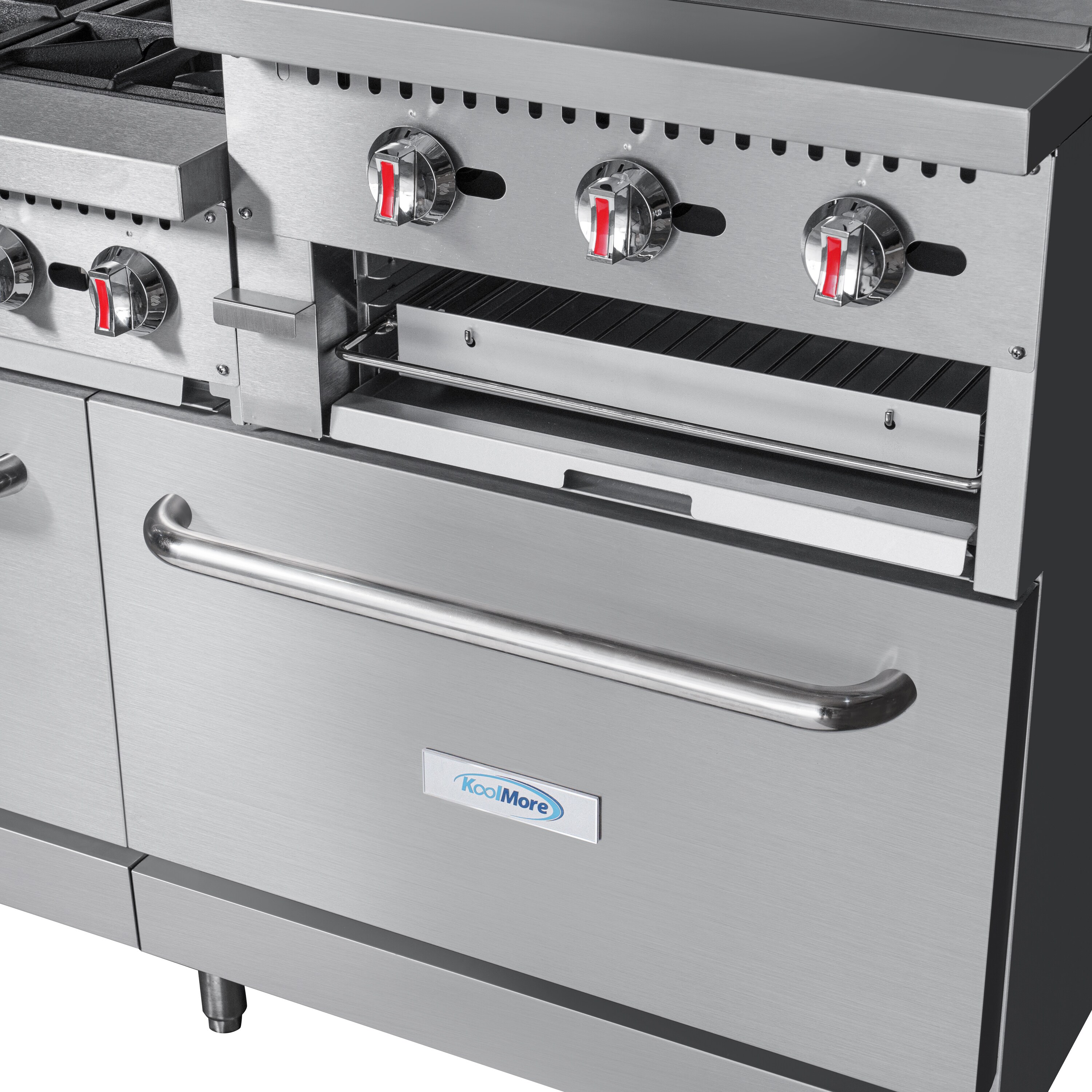 KoolMore LOW-KM-CRGB60-LP Double-Oven-Gas-Ranges - View #10