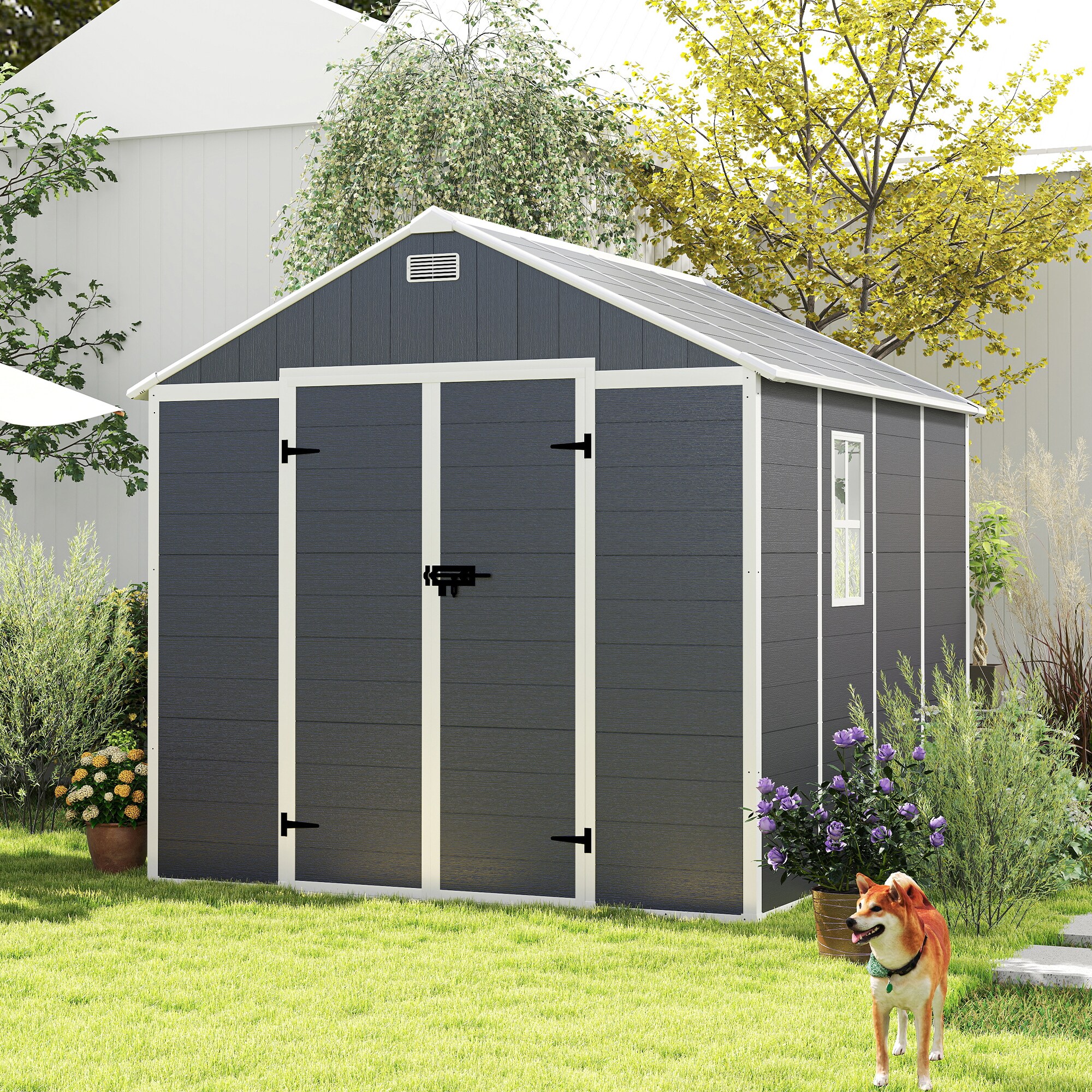 Mondawe MD-WWC00049 Vinyl-Resin-Storage-Buildings - View #2