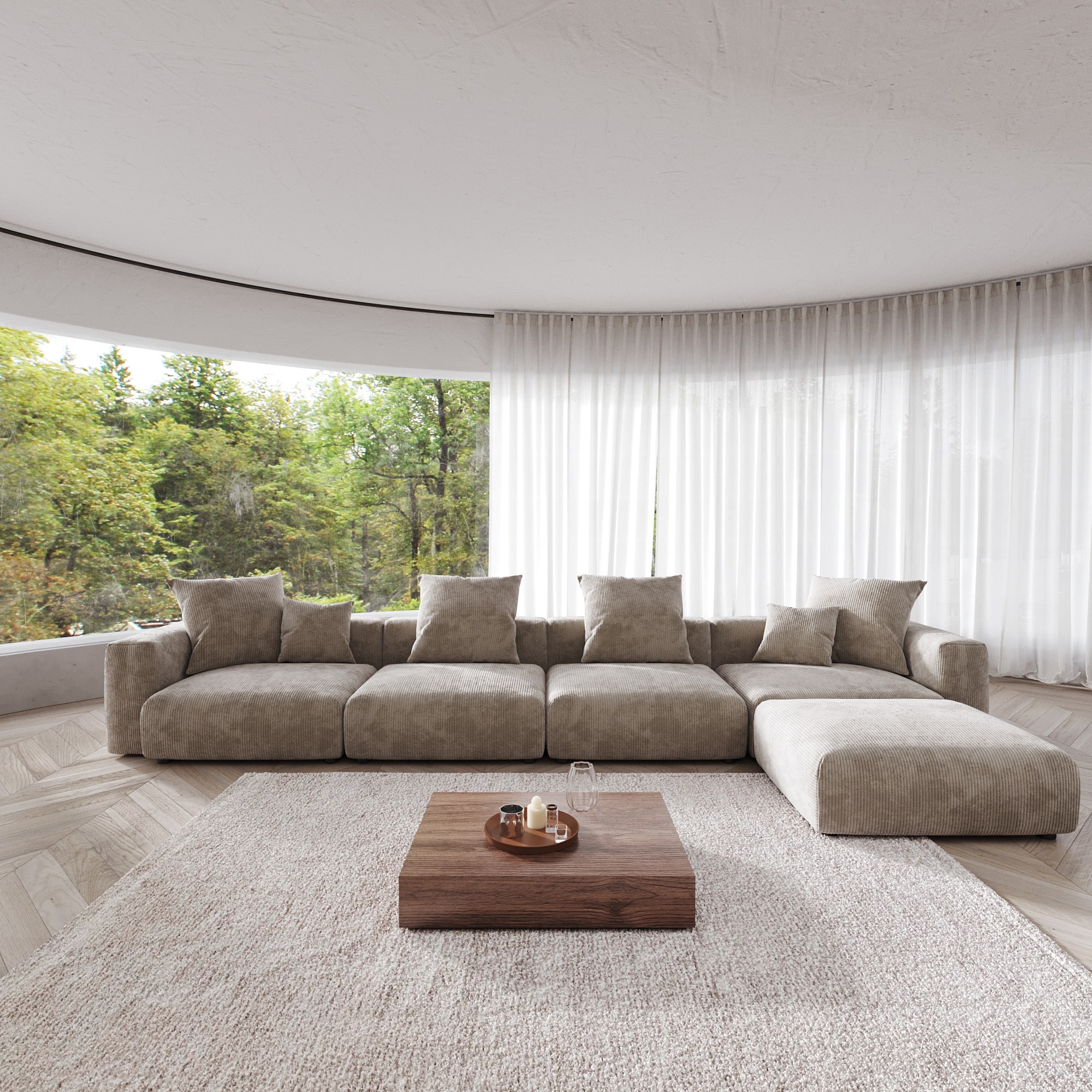 BuotiqHom DH-S4+1-126BR Sofas-Loveseats - View #3