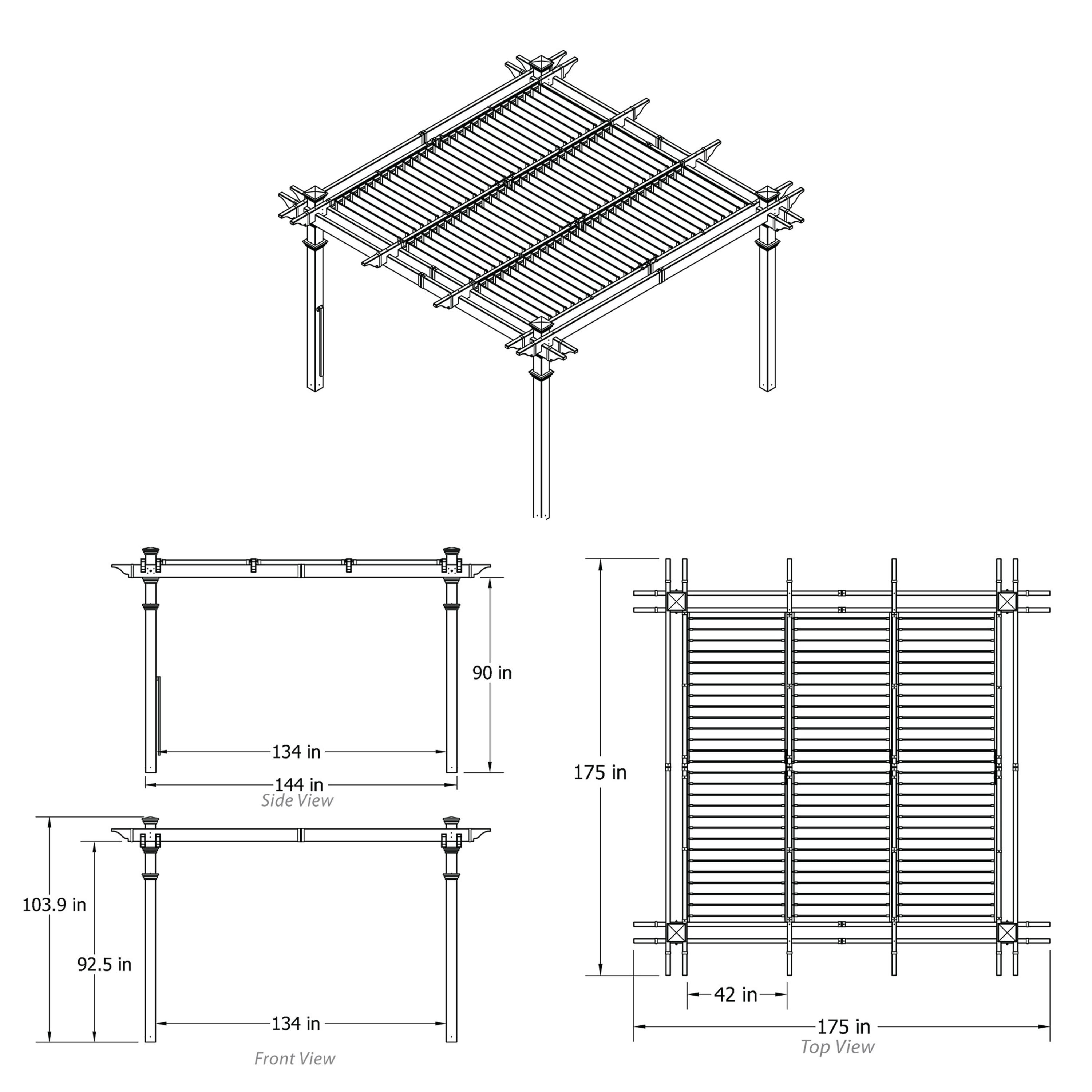 Vita VA42070 Pergolas-2 - View #7