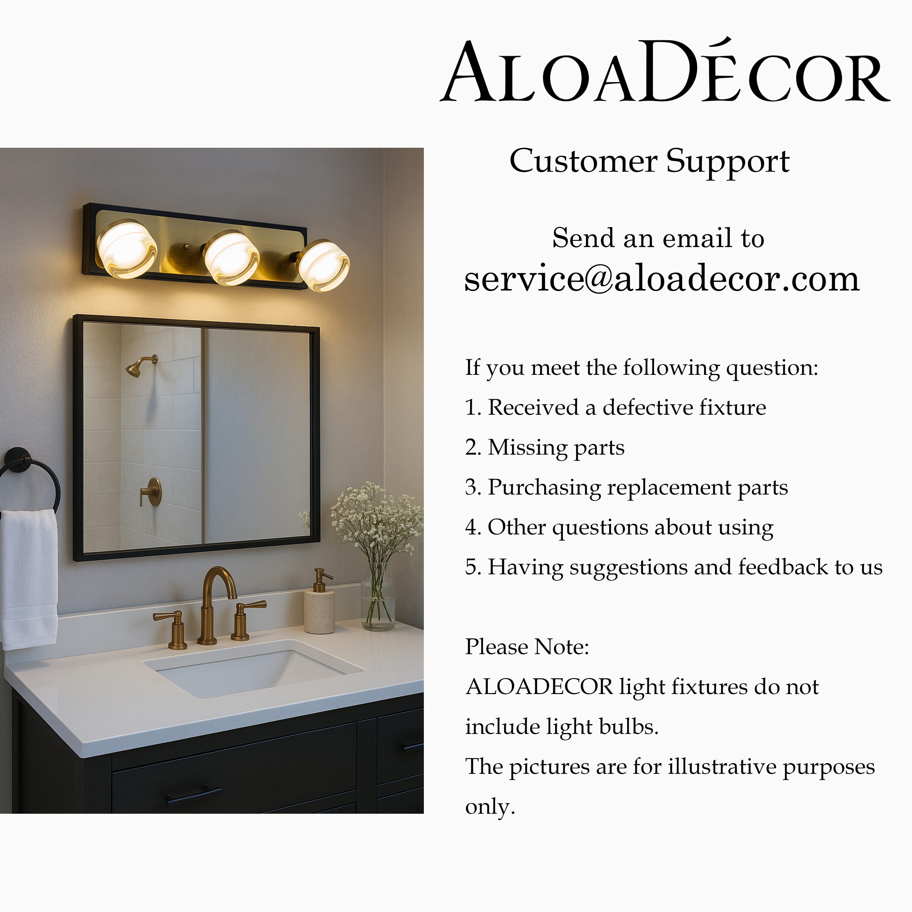 AloaDecor Lighting L7457W4905A b089995 - View #8
