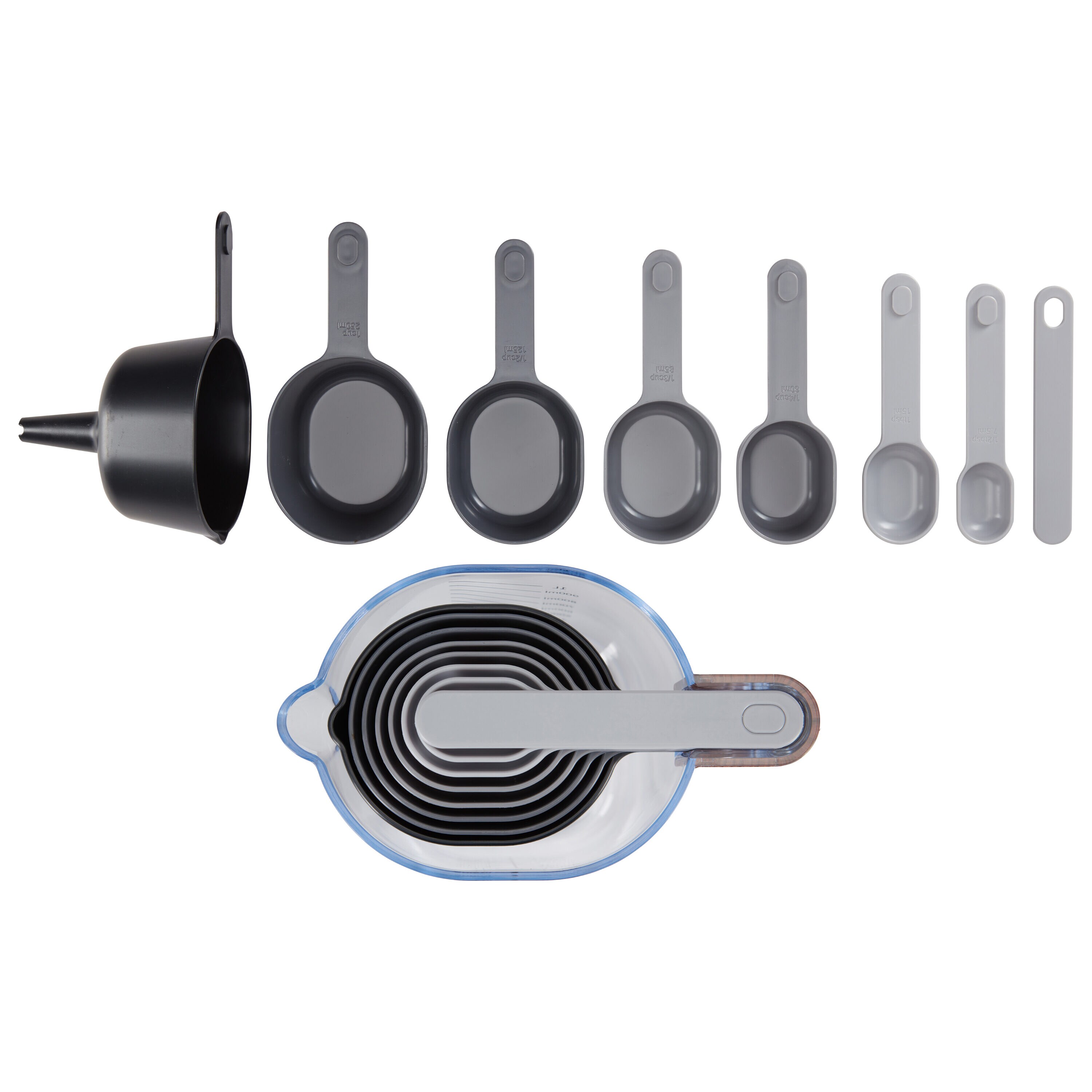 Phantom Chef Navy Cooking Pot Accessory Set, Can Opener, Whisk, Peeler,  Pizza Cutter, Garlic Press, Stainless Steel
