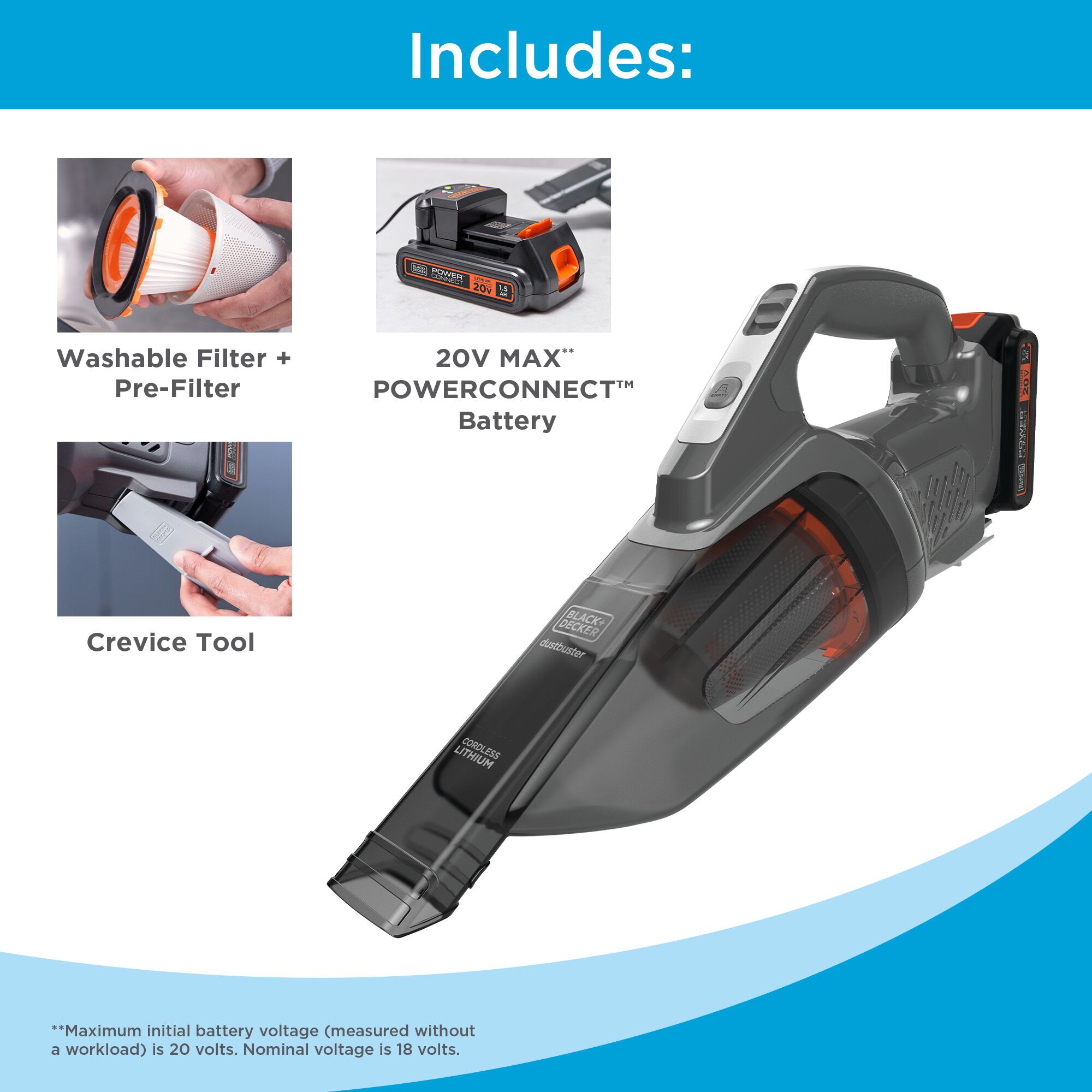 BLACK+DECKER BCHV001C1 Handheld-Vacuums - View #2