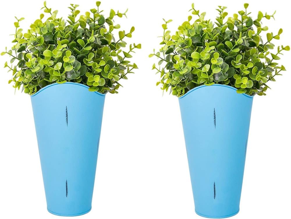 Monarch Abode 20811 2 -Pack 4.0-in W Small Blue Metal