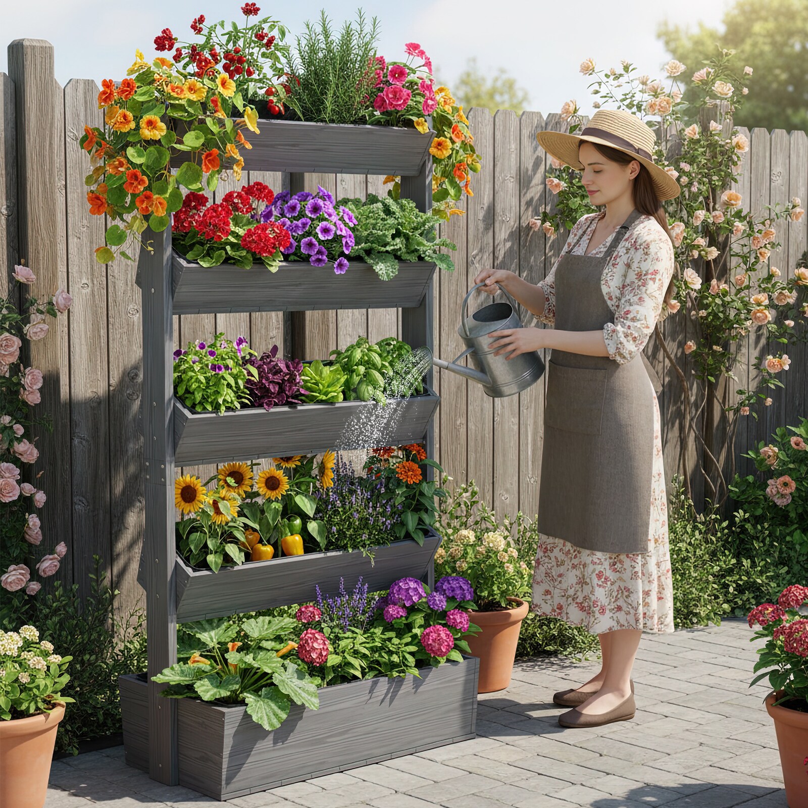 DOCRED FIVEGYHX-A1-LS02 Raised-Garden-Beds - View #9