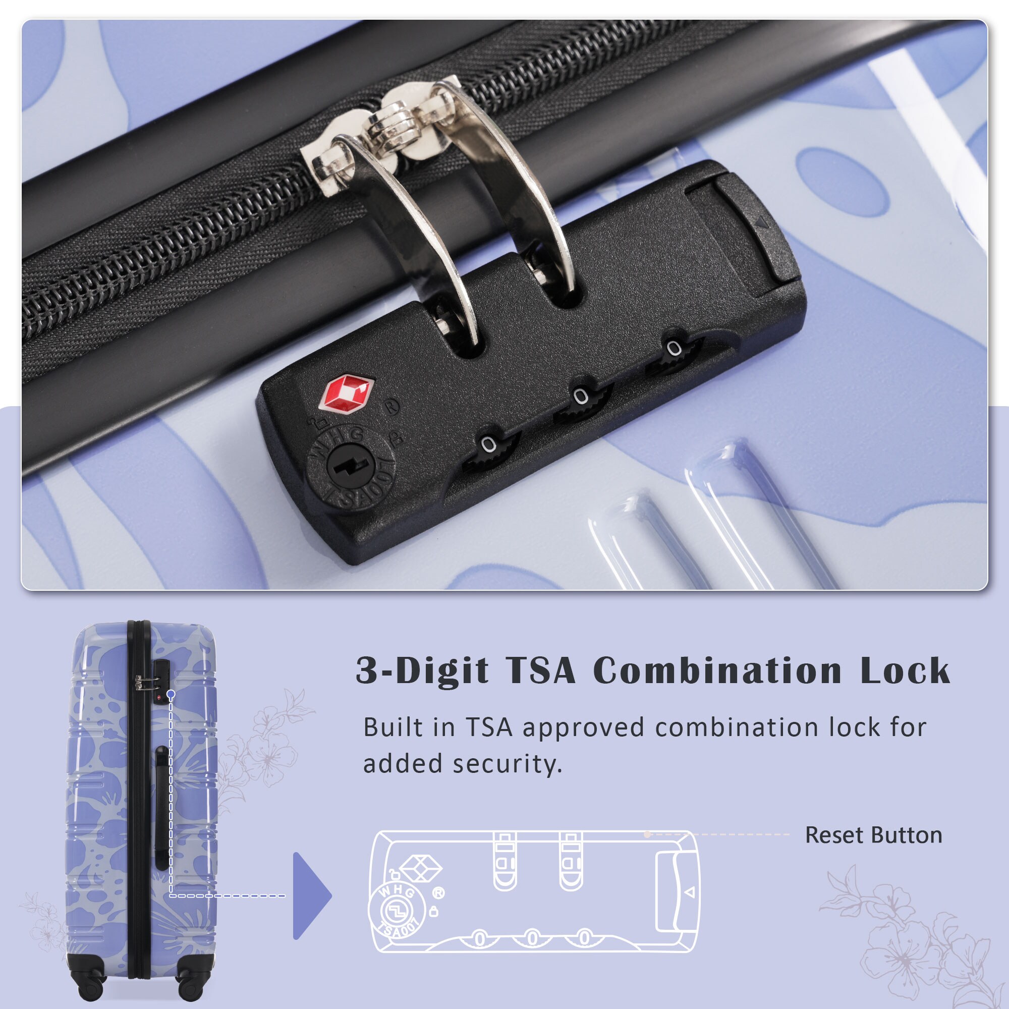 ModernLuxe L3P-N732P306618C Luggage-And-Luggage-Sets - View #5