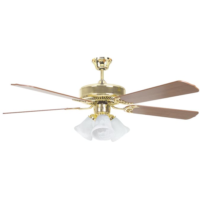 Polished Brass Led Indoor Ceiling Fan, Concord Ceiling Fans