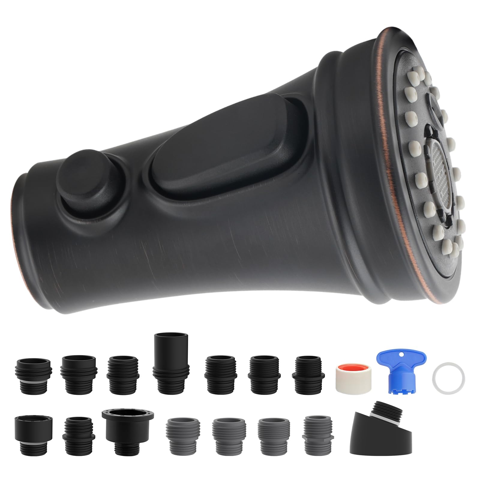 AOIZGMY  Universal Pull Down Kitchen Faucet Spray Head 3 Function Kitchen Sink Sprayer Replacement Nozzle Compatible with Delta Kohler American