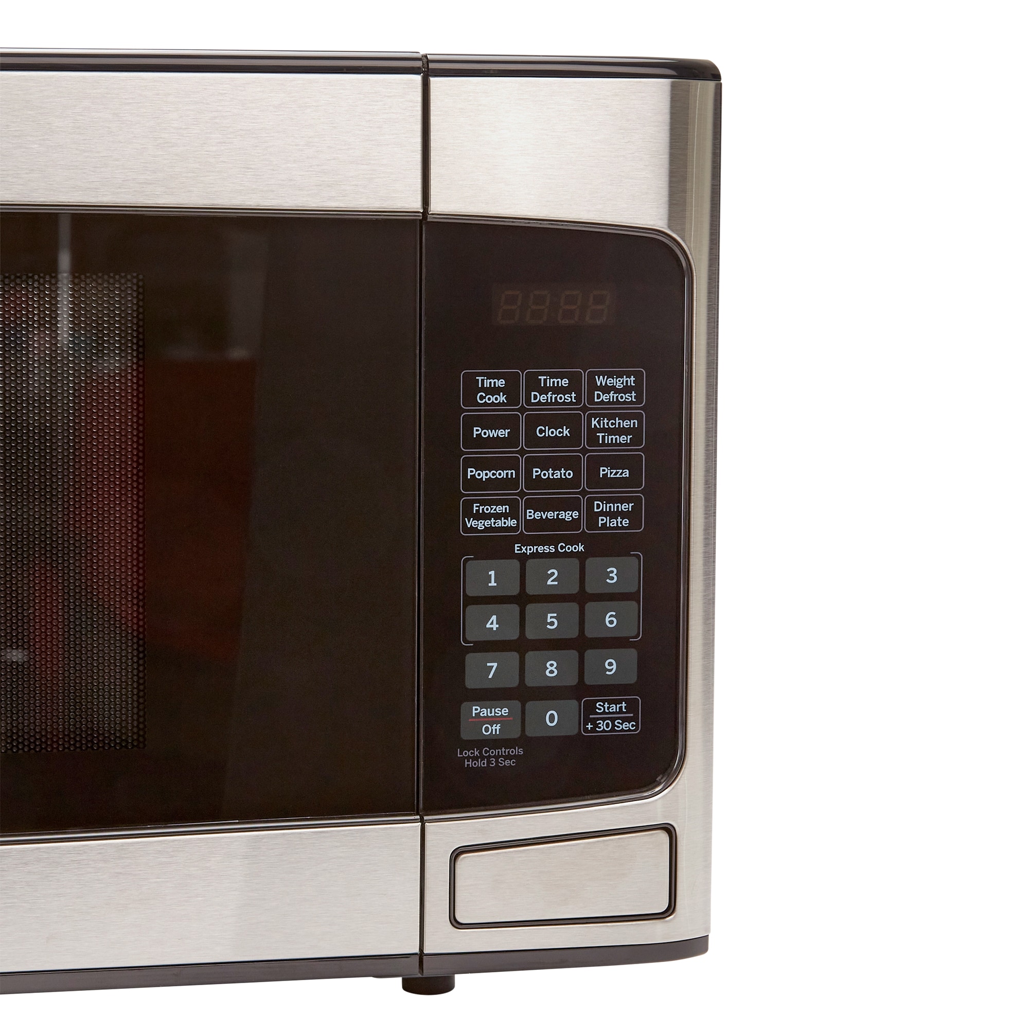 GE 1.1 cu. ft. Countertop Microwave in Stainless Steel JES1145SHSS - The  Home Depot