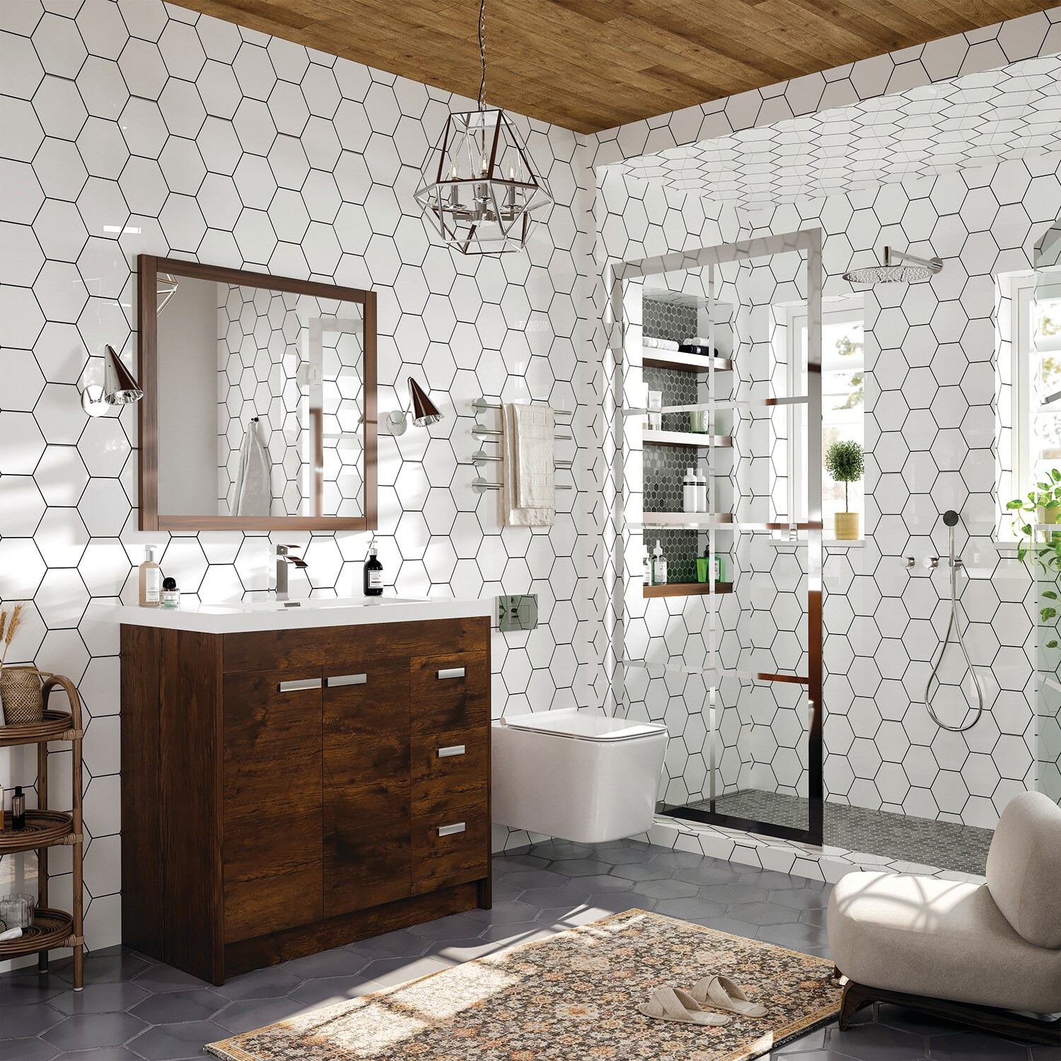 Eviva EVVN900-8-36RSWD Bath-Vanity-Combo - View #2