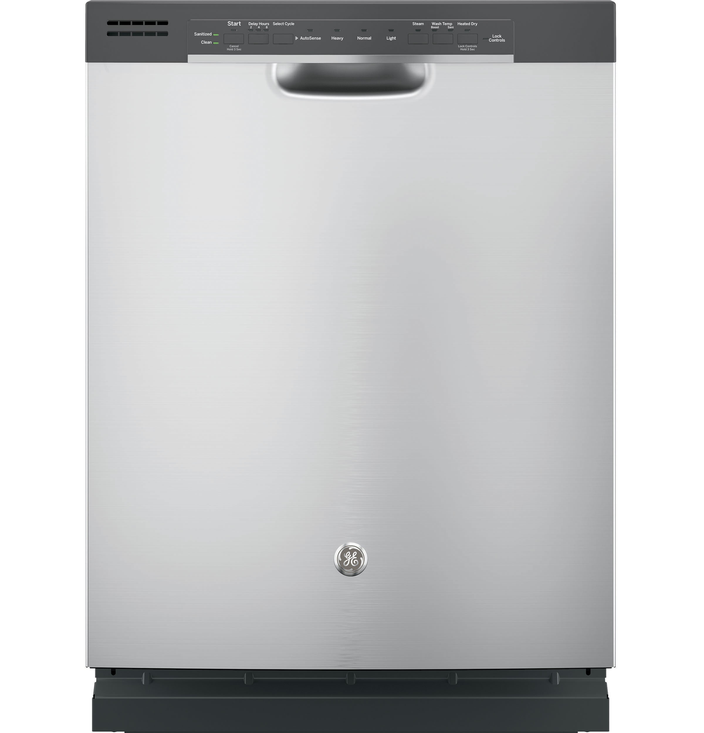 GE GDF520PSJSS Front Control 24-in Built-In Dishwasher (Stainless Steel) ENERGY STAR, 54-dBA