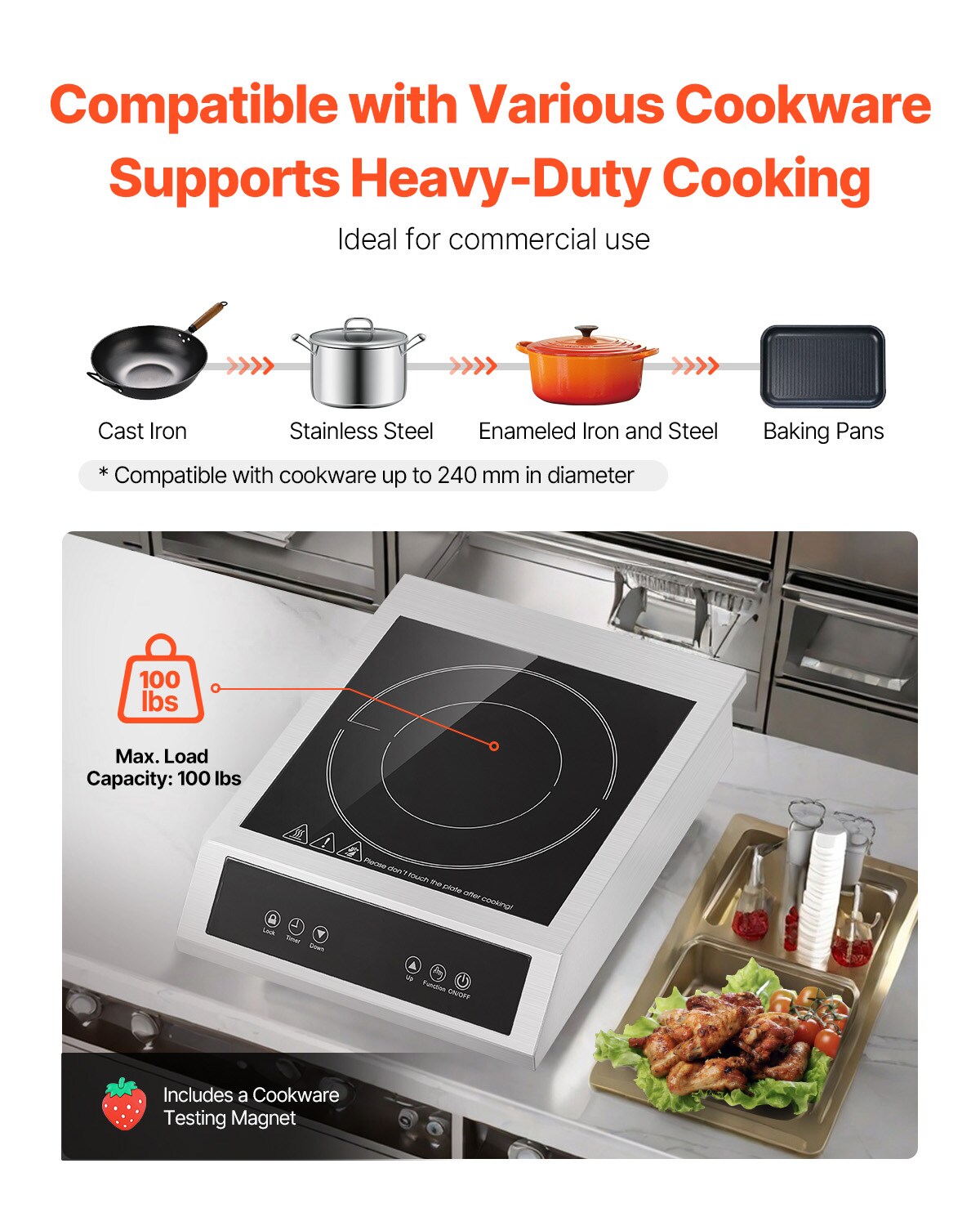 VEVOR SCSYDGLKTMSD06339V4 Induction-Cooktops - View #5