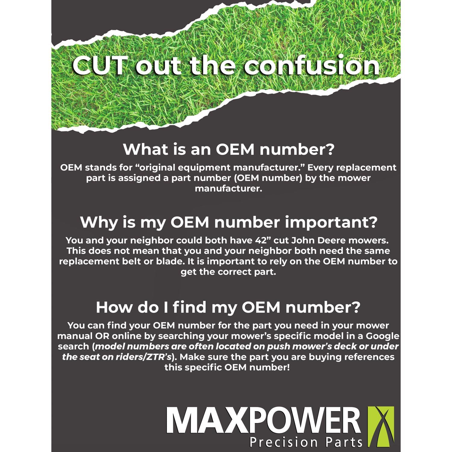 MaxPower 561713 Ope-Mower-Blades - View #2