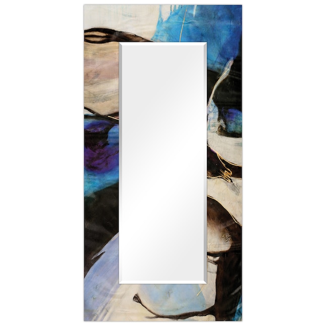 Empire Art Direct Tempered Glass Frame, 72 Wide Wall Mirror