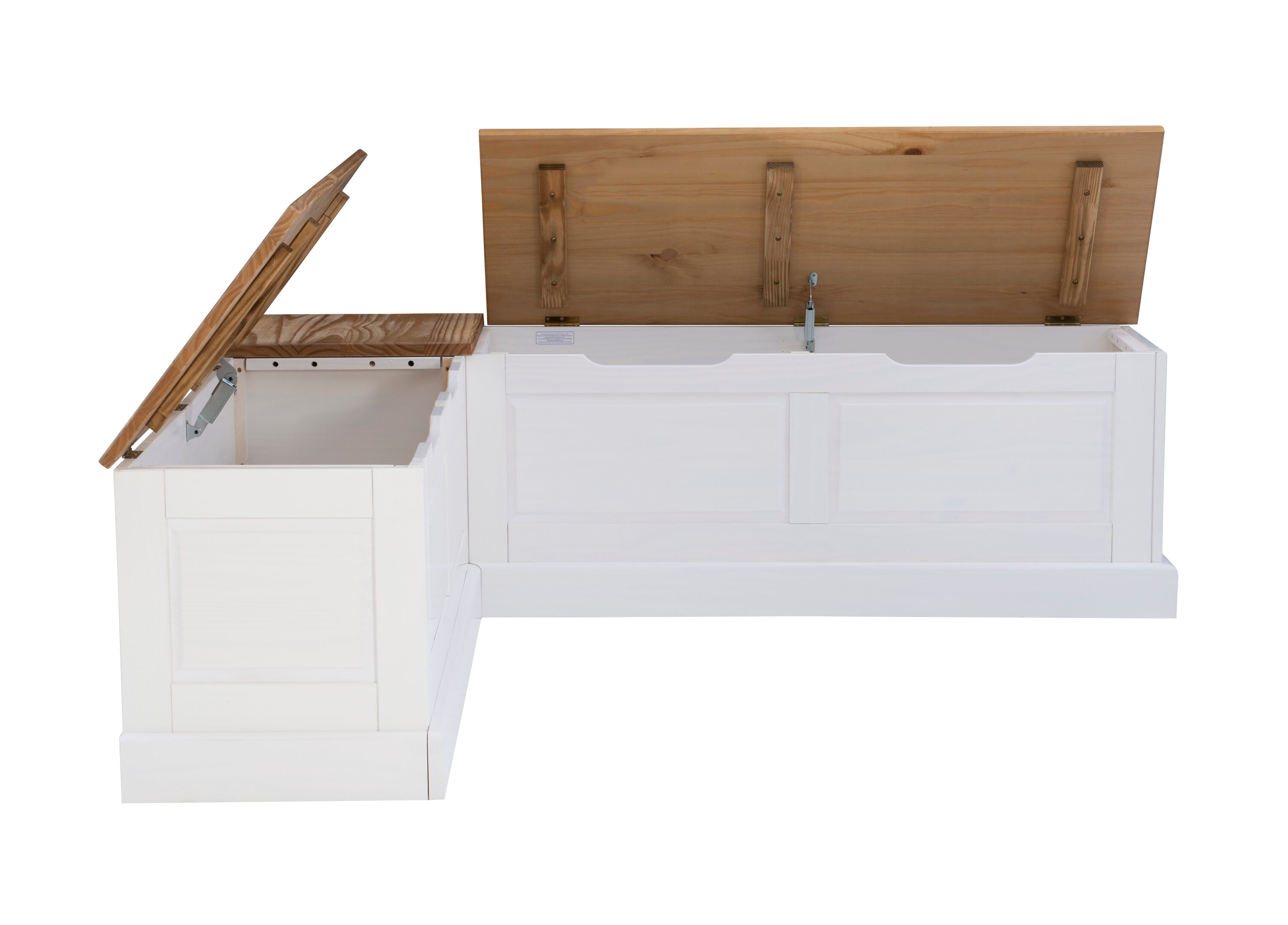 Linon NK158NATWHT01U Dining-Benches - View #17