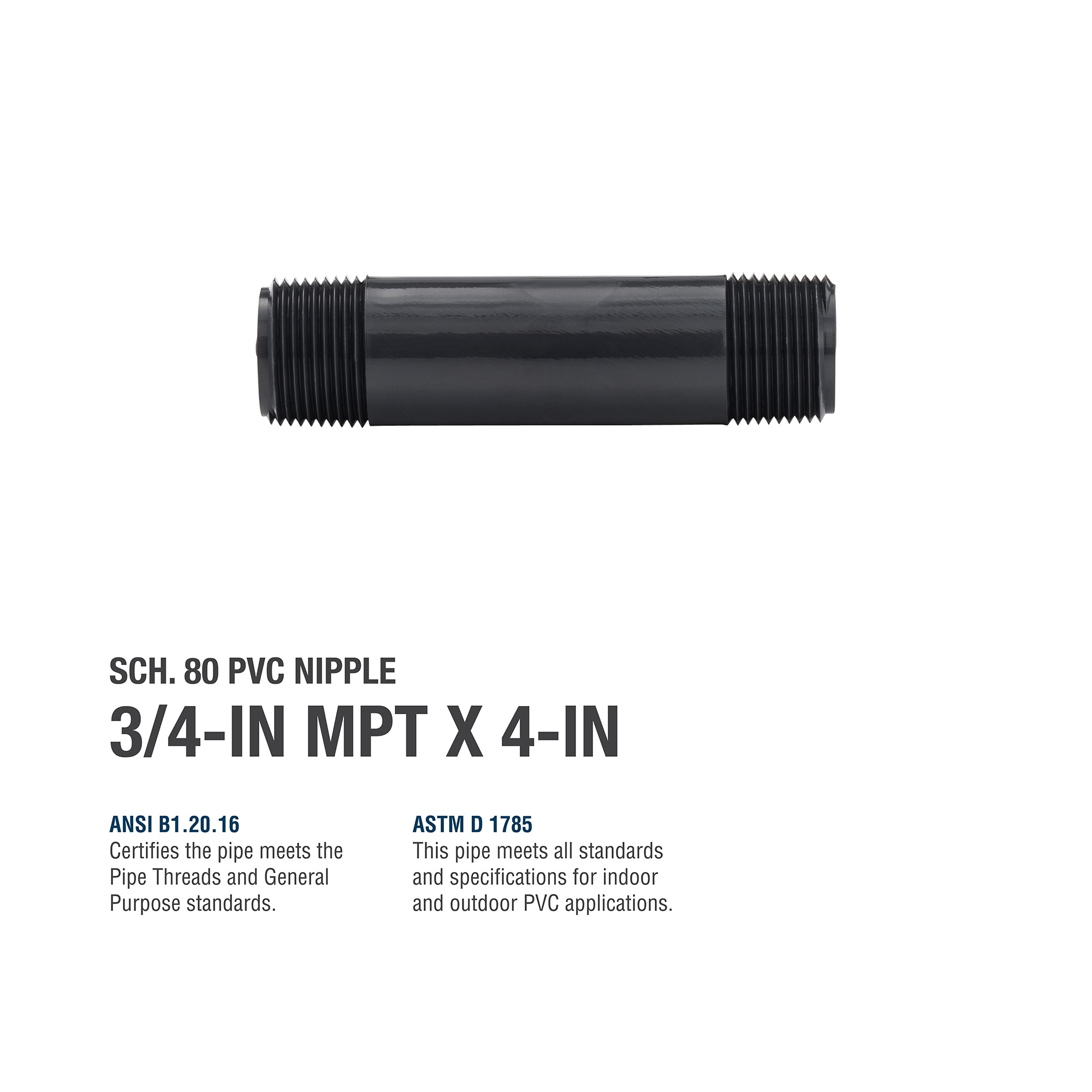 B&K 404-040 Pvc-Pressure-Sch-40-Fittings - View #4