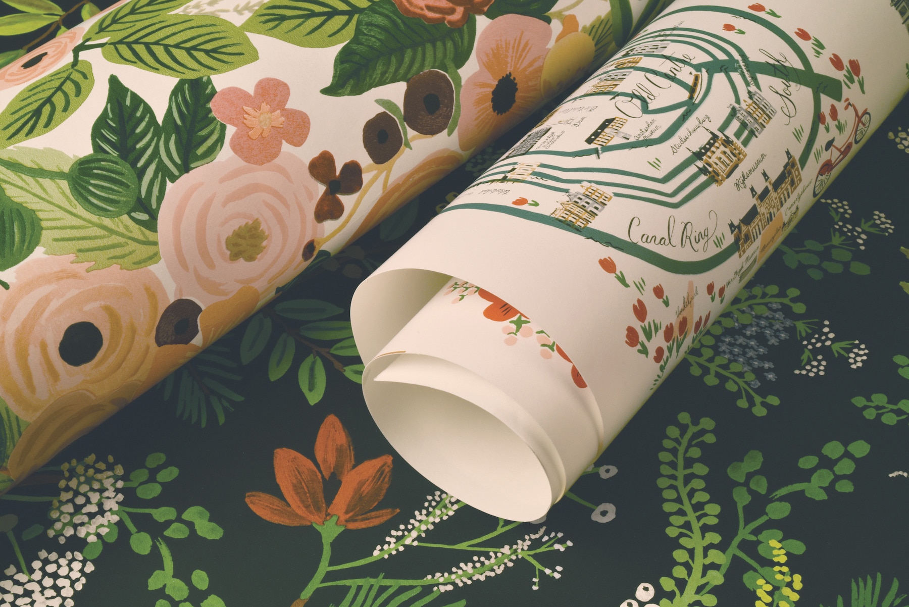 Rifle Paper Co. Peel & Stick Wallpaper | Juniper Forest Green