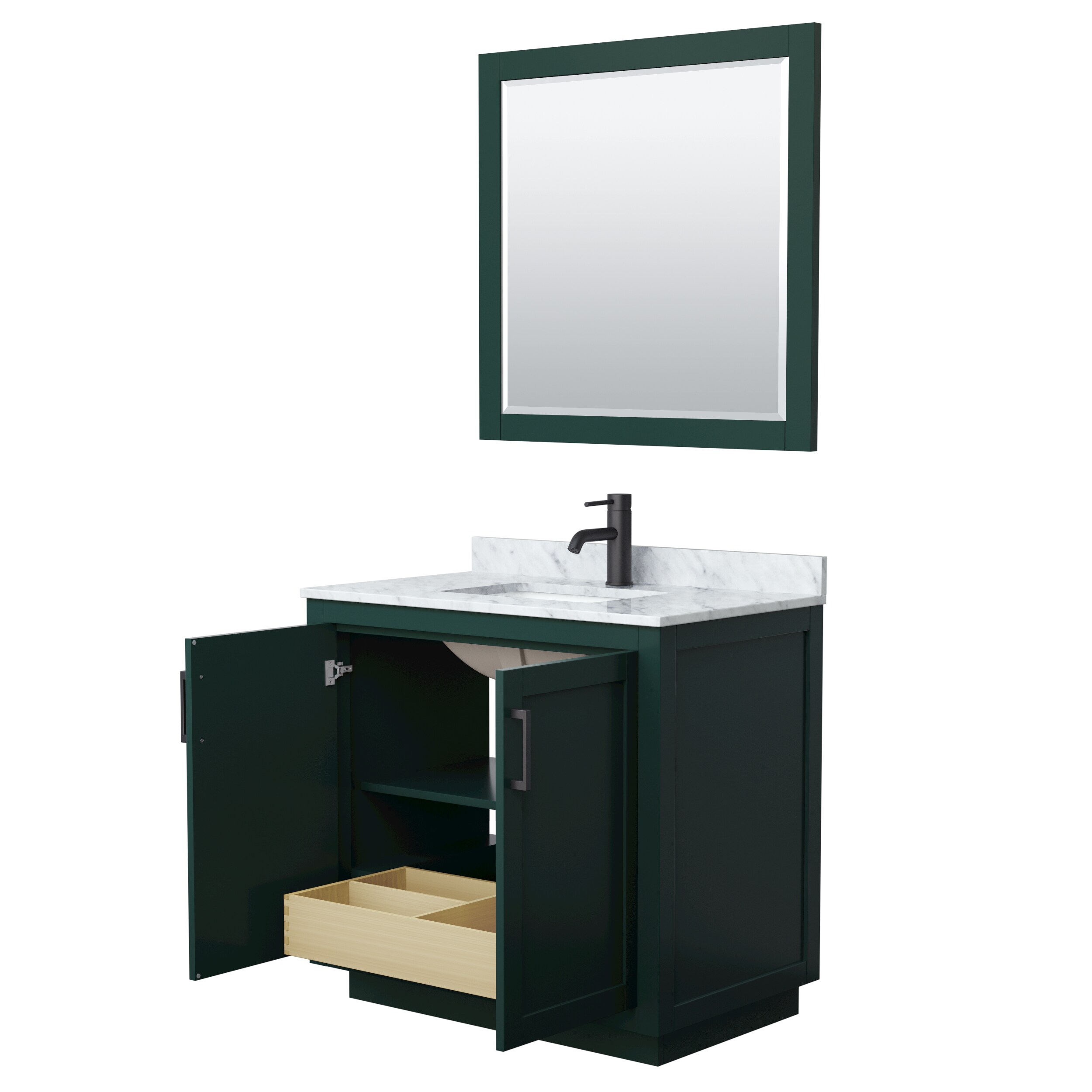 Wyndham Collection WCF292936SGKCMUNSM34 Bath-Vanity-Combo - View #3