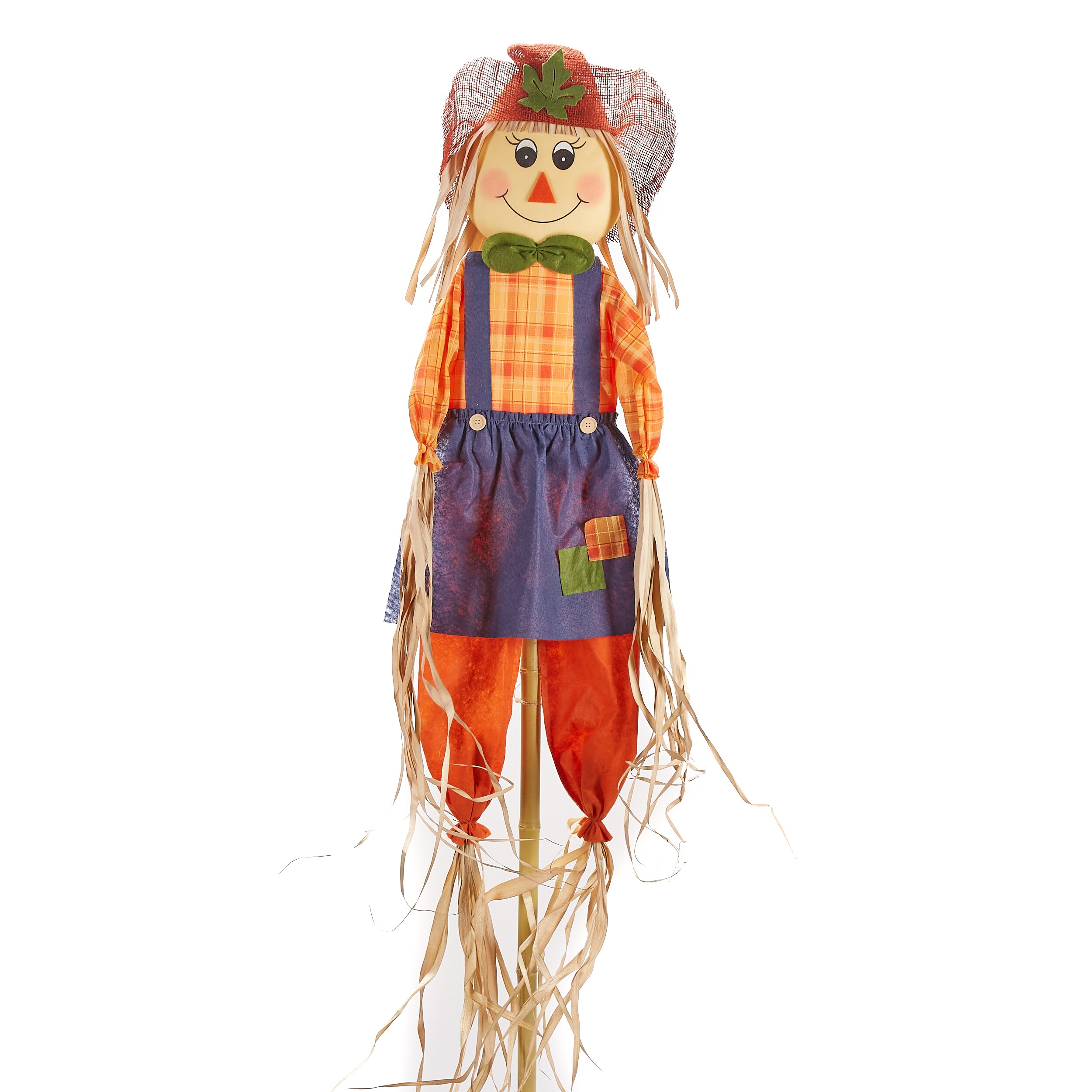 Holiday Living 5-ft Scarecrow Free Standing Decoration Scarecrow at ...