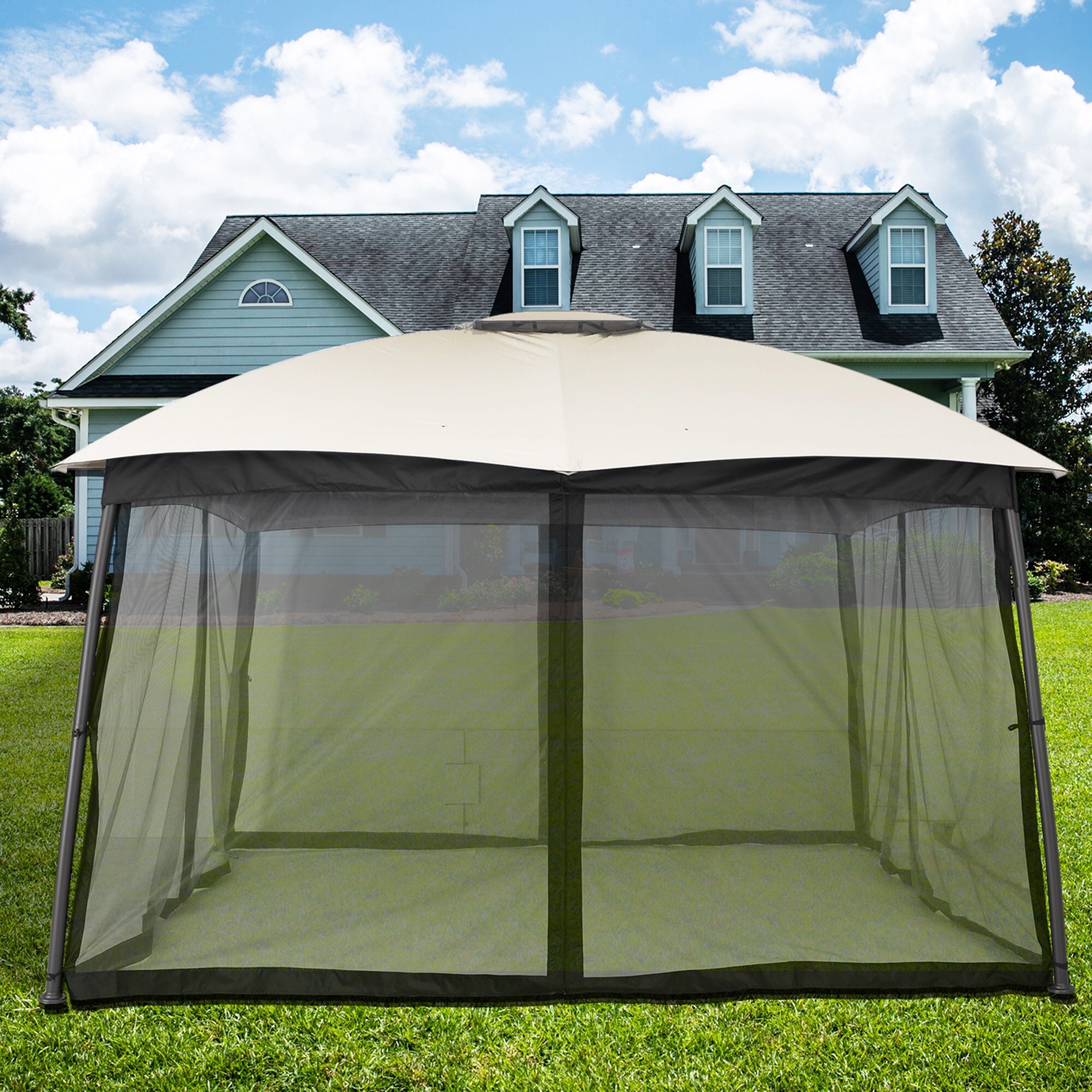 StarEcho GAZ004MG Wood-Resin-Gazebos - View #6