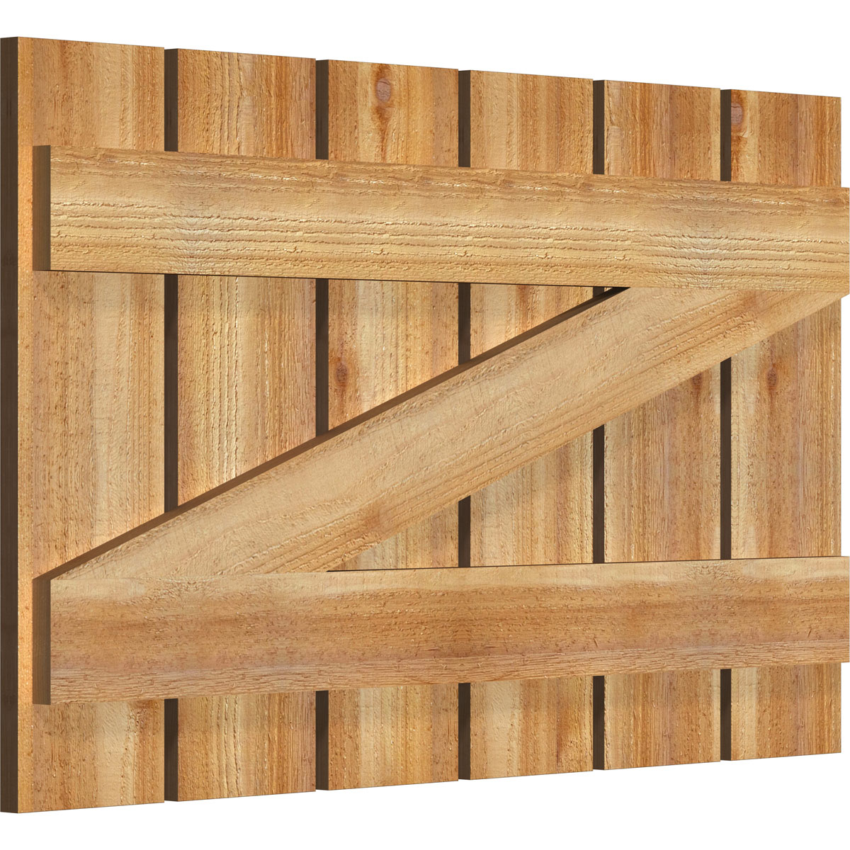 Ekena Millwork RBS06Z35X021RWR Exterior-Shutters - View #2