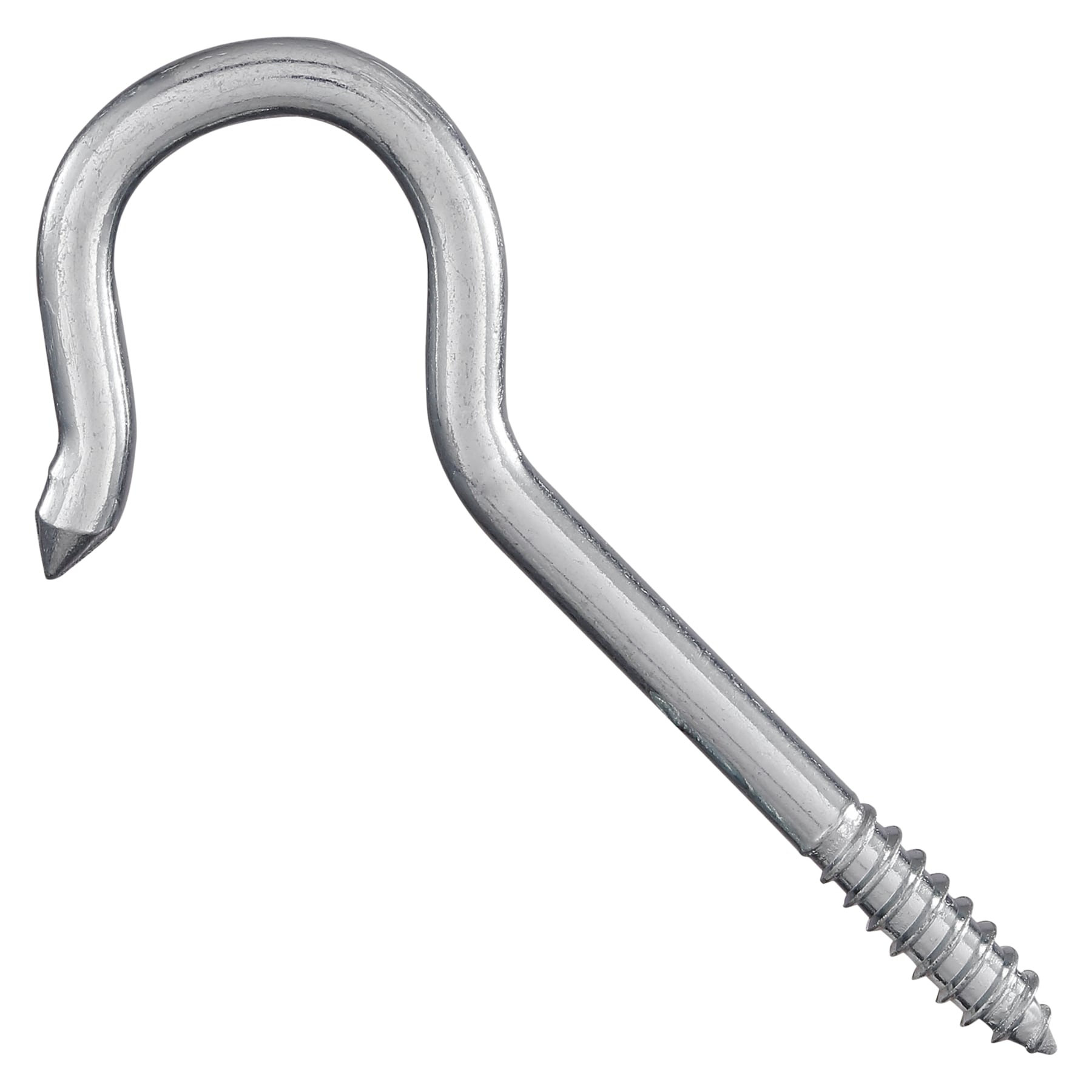 4-7/16" Silver Zinc-Plated Steel Ceiling Hook