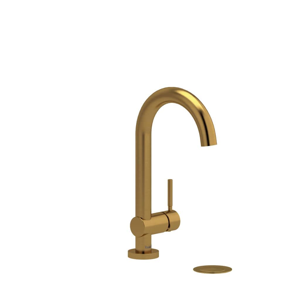 Riobel RU01BG Riu Single Handle Tall Lavatory Faucet - Brushed Gold