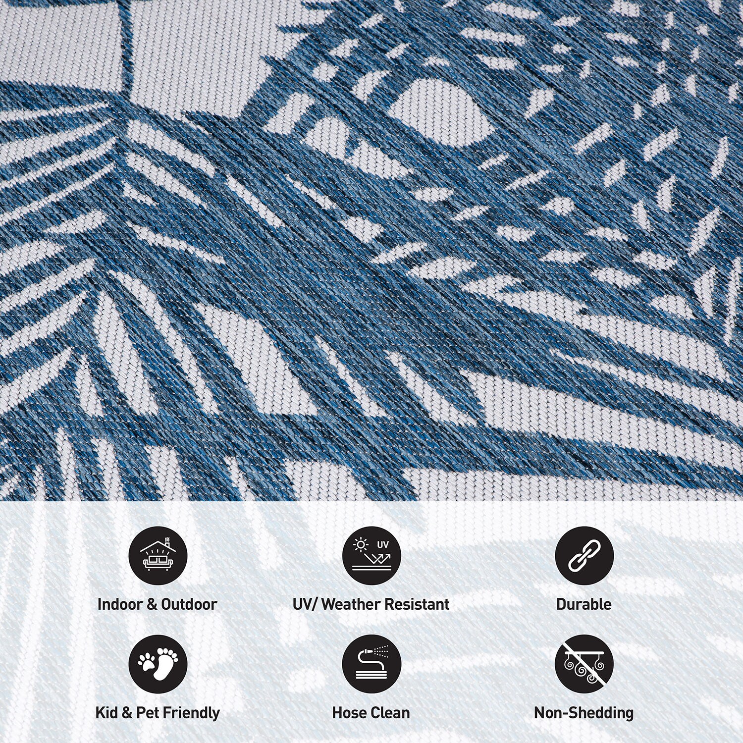 World Rug Gallery 118NAVY8X10 rugs - View #5