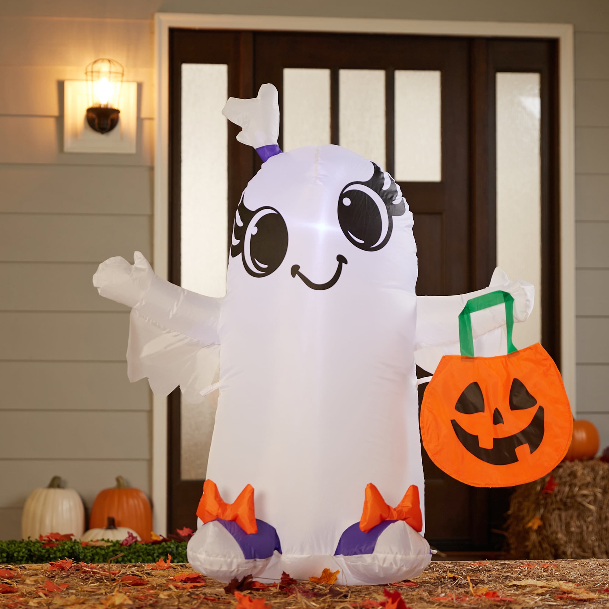 Gemmy 3.5-ft Lighted Ghost Inflatable at Lowes.com