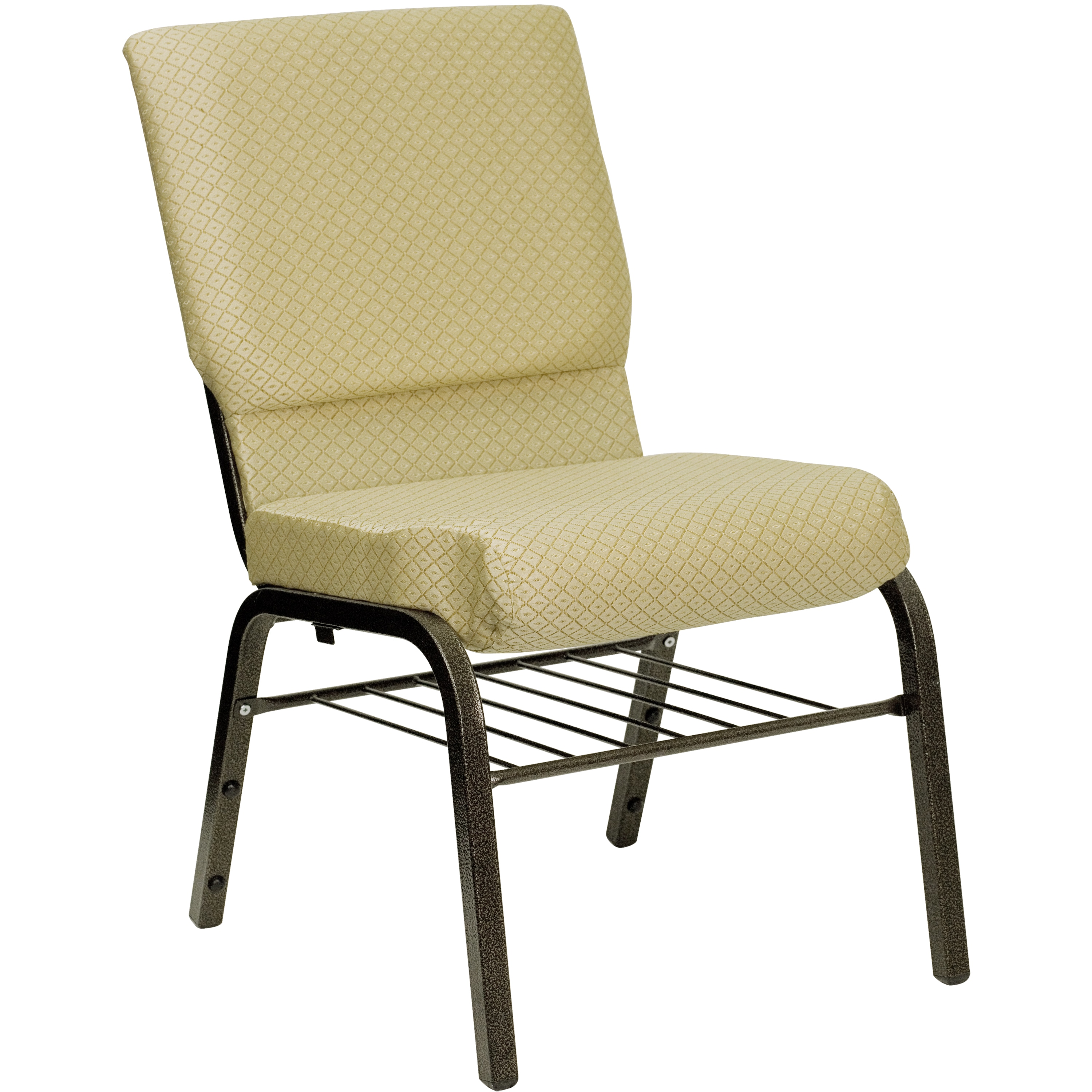 Flash Furniture 847254010115 19-in W Modern Beige Patterned Fabric/Gold Vein Frame Accent Chair