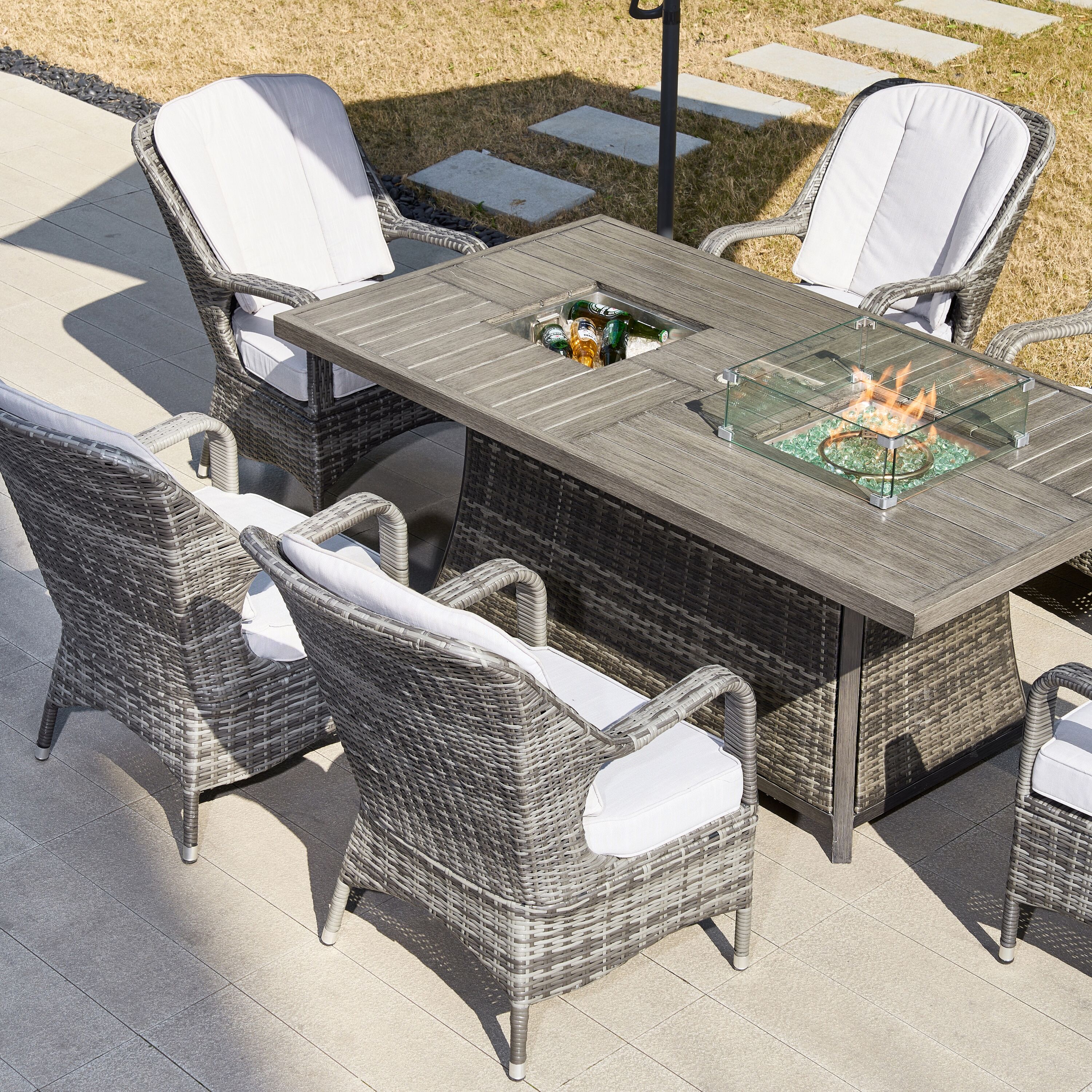 Moda Furnishings 1106FI-009-G Patio-Dining-Sets - View #4